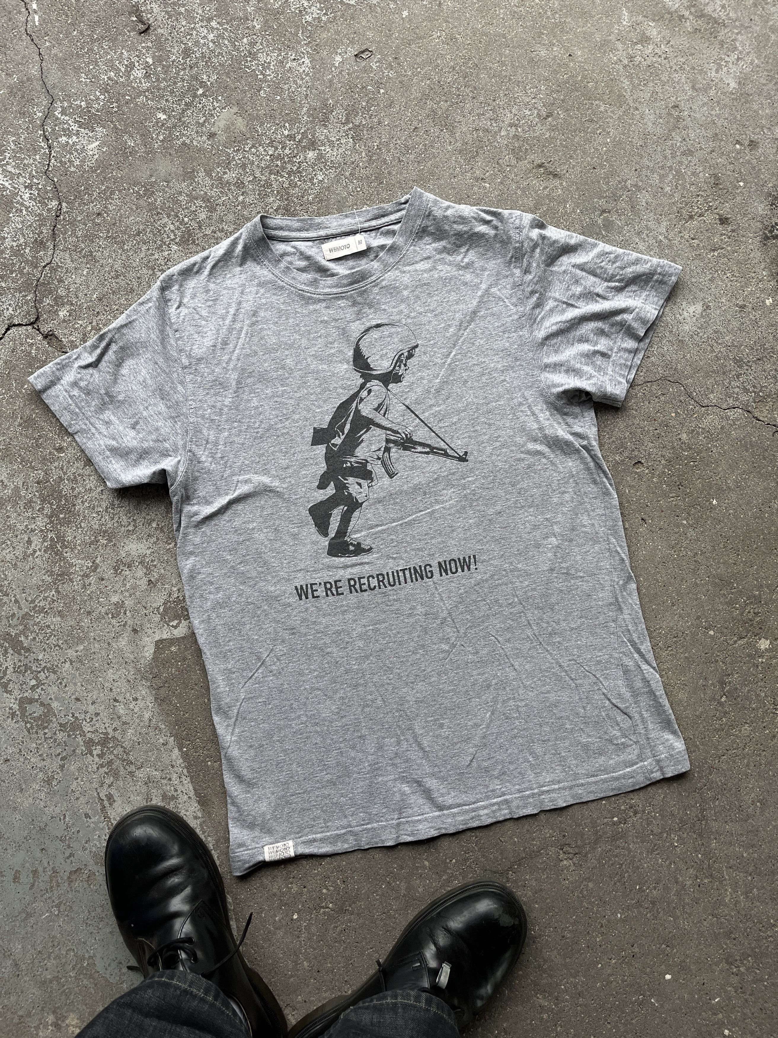 Wemoto “We Are Recruiting Now” USA protest army graphic tee Size US M / EU 48-50 / 2 - 2 Thumbnail