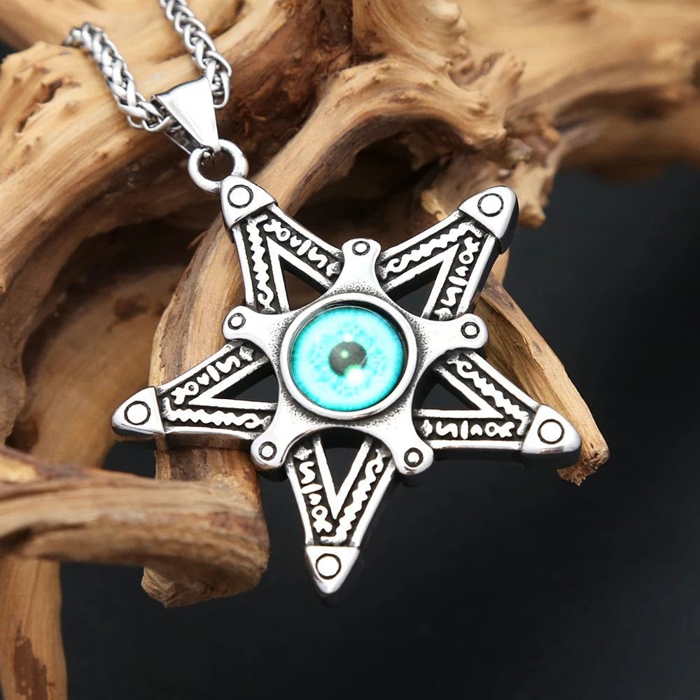 Other Vintage Pentagram Star Pendant Necklace Size ONE SIZE - 4 Thumbnail