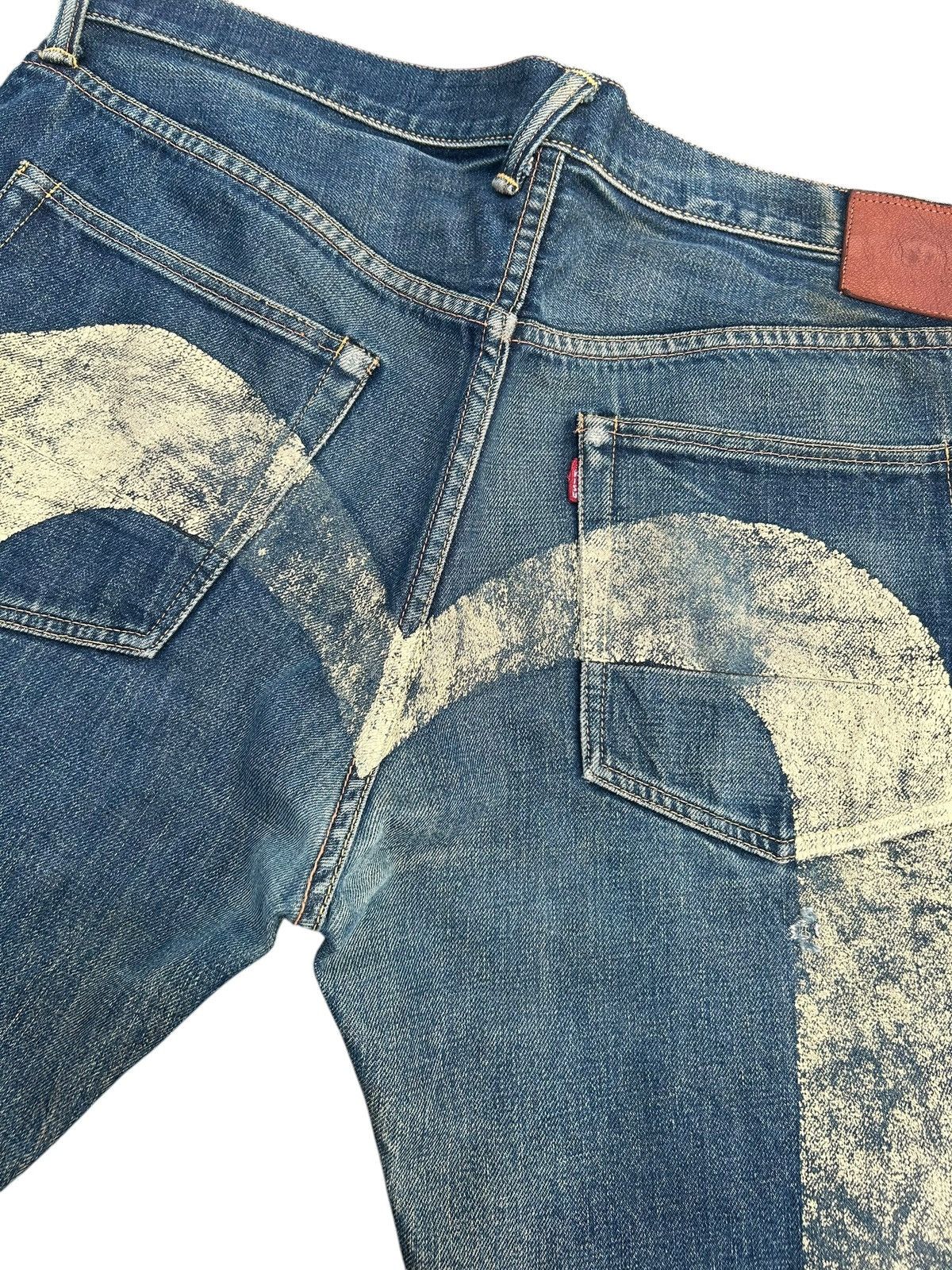Evisu Vintage Evisu Daicock Selvedge Distressed Denim Jeans Size US 39 - 13 Thumbnail