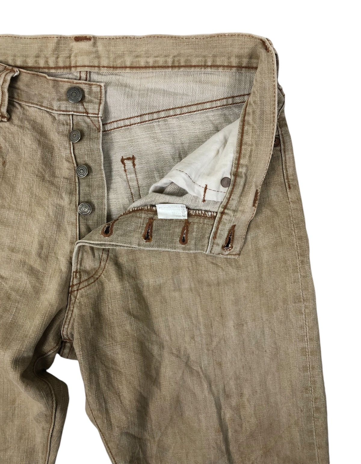 Eternal × Japanese Brand Eternal Distress Ripped Dirty Patina Denim Jeans Size US 31 - 8 Thumbnail