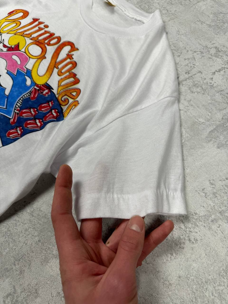 The Rolling Stones Vintage Rolling Stones Steel Wheels Tour 1989 T-Shirt Size M Size US M / EU 48-50 / 2 - 8 Thumbnail