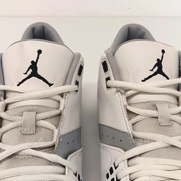 Jordan Brand Jordan Men's Flight 23 Cement 'White Black' Sneakers- US13 Size US 13 / EU 46 - 8 Thumbnail