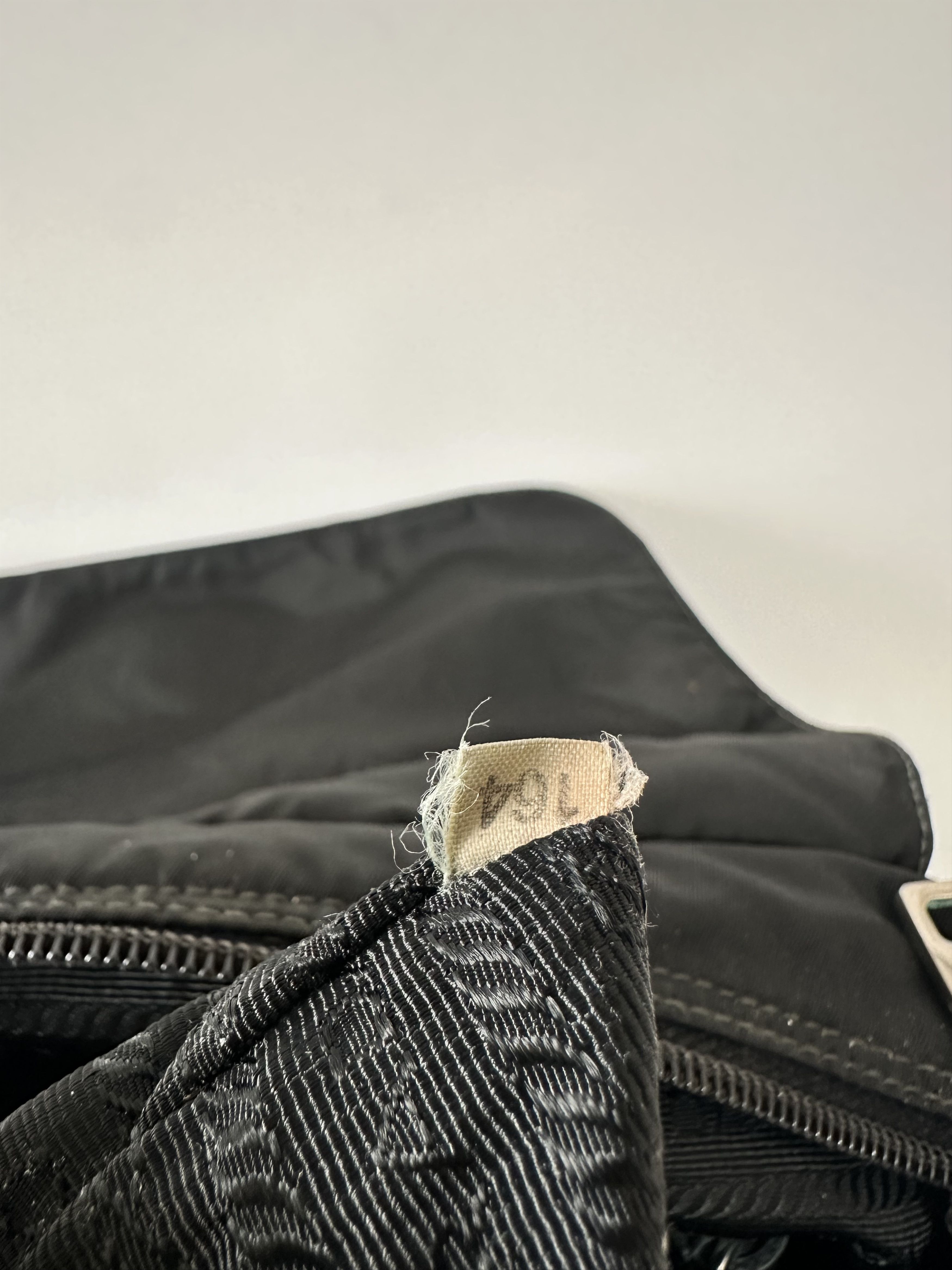 Prada PRADA Unisex Tessuto Nylon Messenger Bag Black Size ONE SIZE - 12 Thumbnail