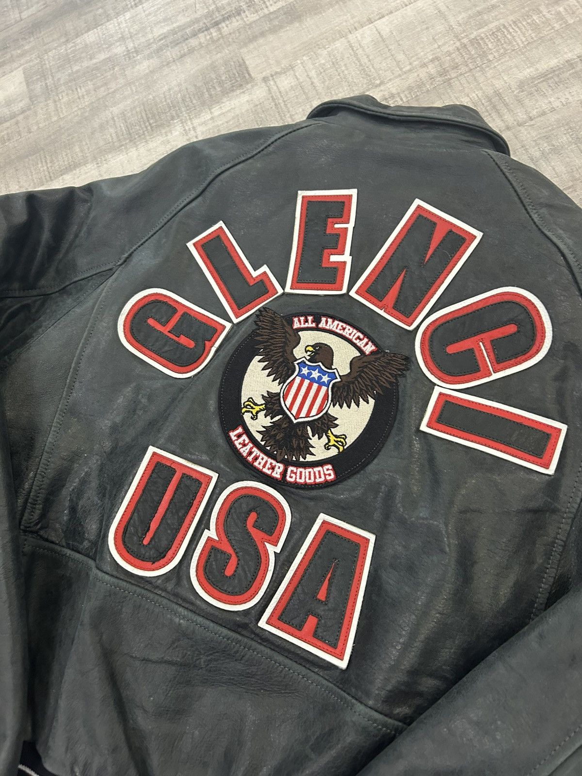 The GV Gallery The GV Gallery Raspberry Leather Varsity Jacket Size US L / EU 52-54 / 3 - 8 Thumbnail