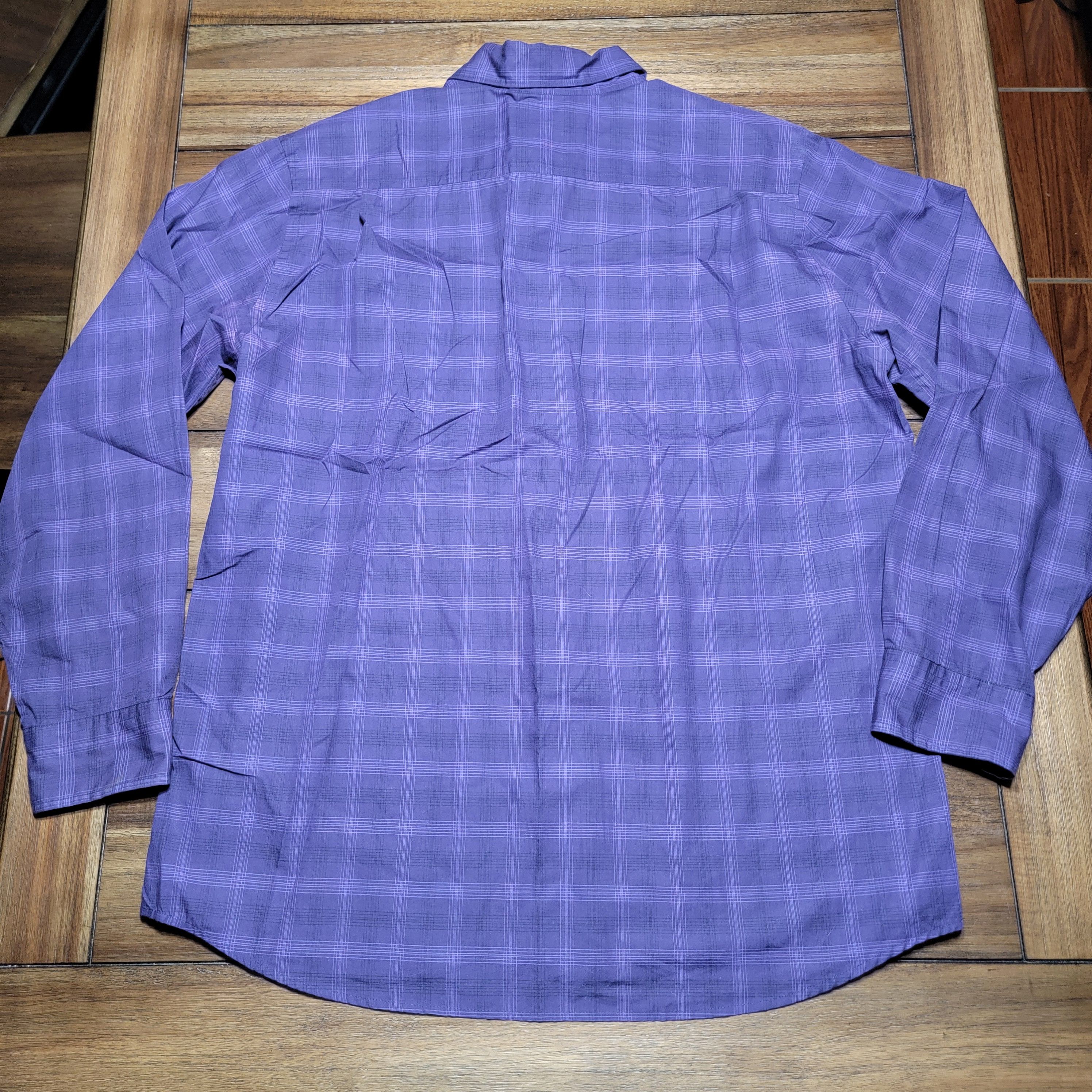 DKNY DKNY Full Button LS Shirt w/ squares - Size Large Size US L / EU 52-54 / 3 - 3 Thumbnail