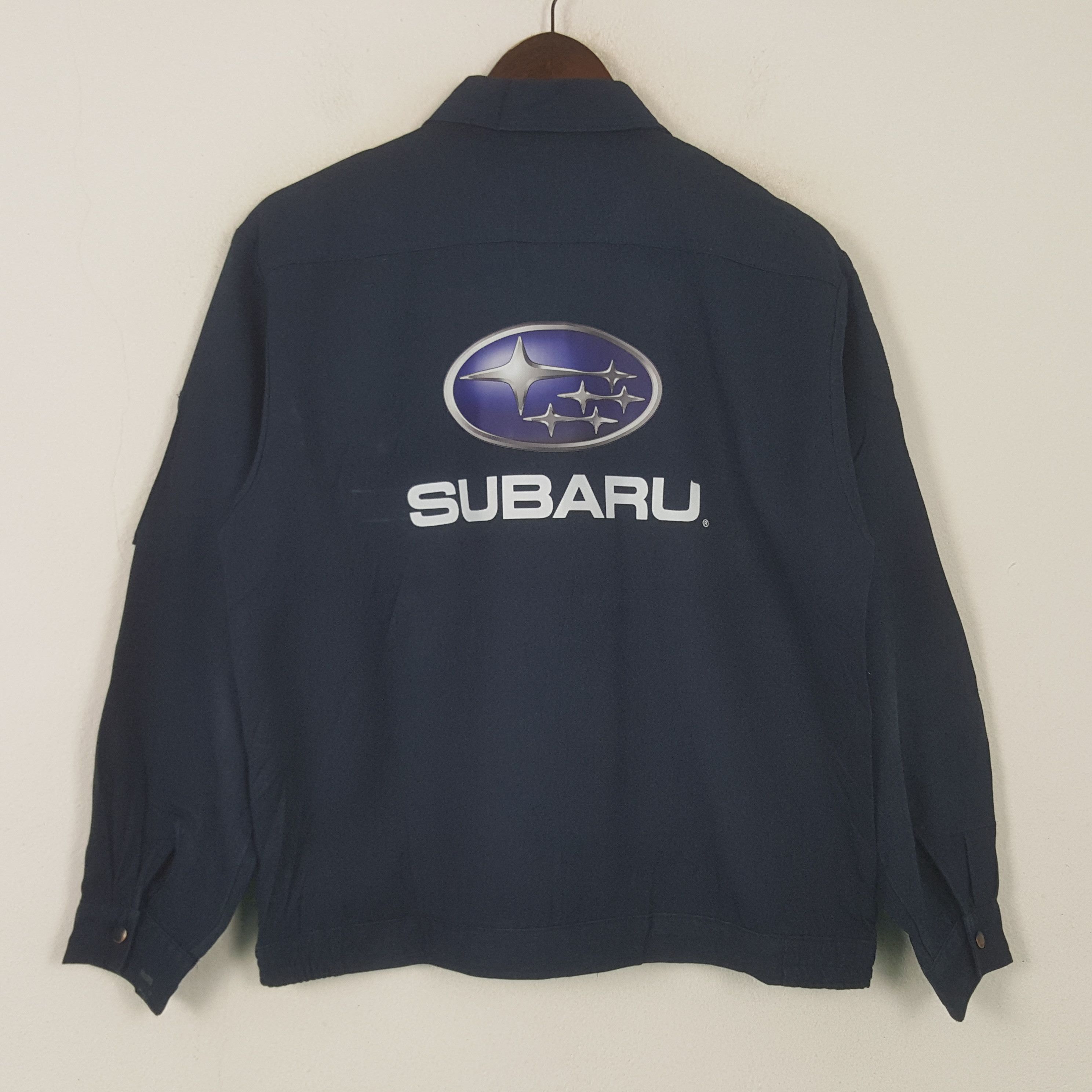 Japanese Brand Vintage Subaru Racing Custom Sport Zipper Worker Jacket Size US M / EU 48-50 / 2 - 1 Thumbnail