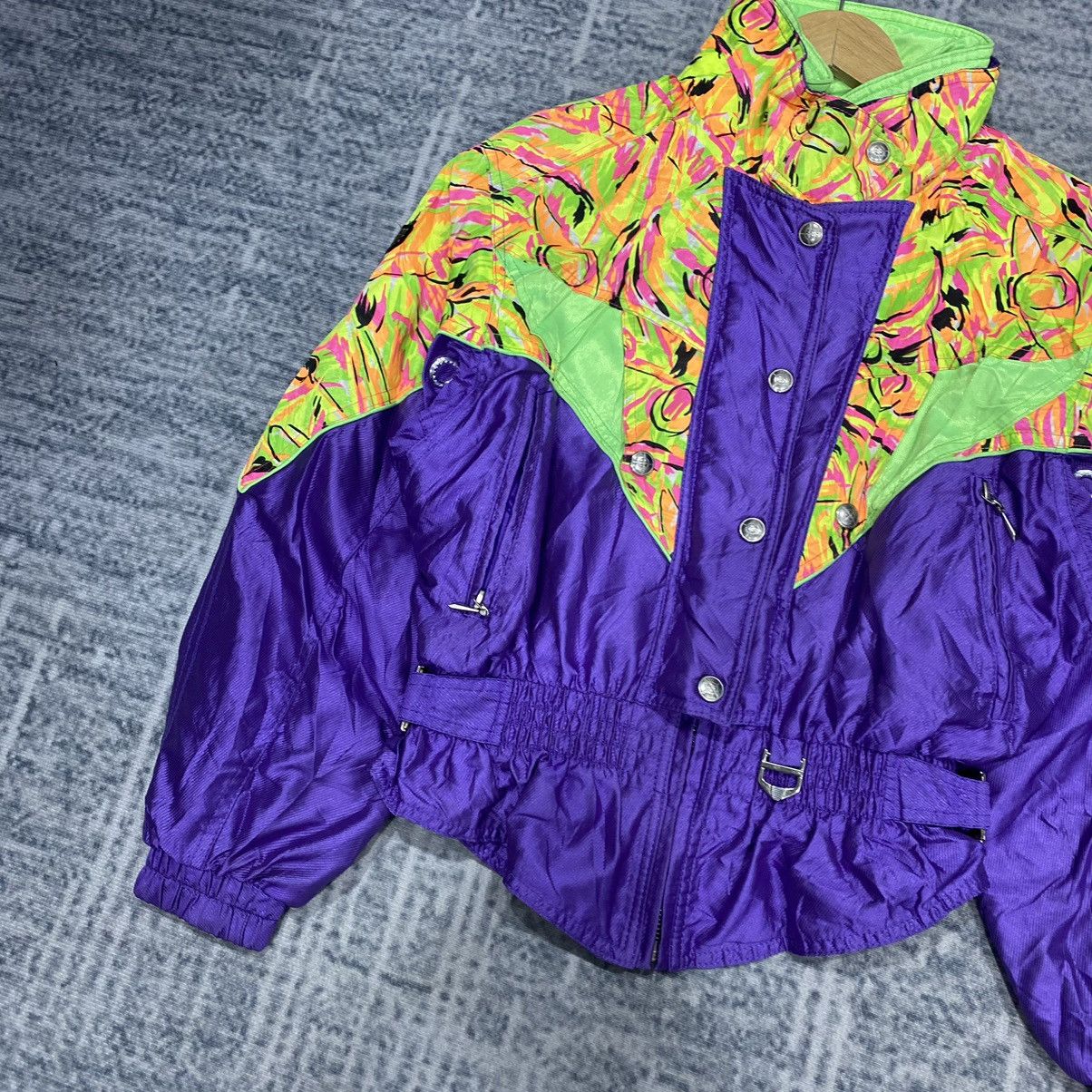 Descente × Vintage Vintage Descente Ski Winter Jacket 80s 70s Era Crop Size L / US 10 / IT 46 - 3 Thumbnail