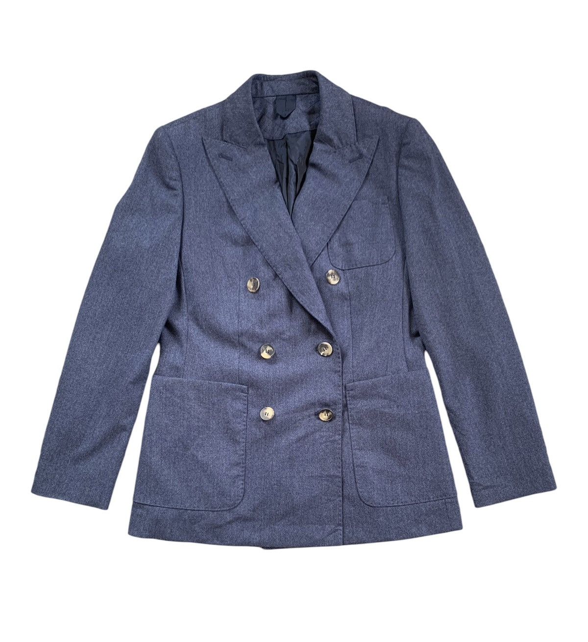 Max Mara MaxMara Blend Cashmere Double Breast Jacket Coat Size XS / US 0-2 / IT 36-38 - 1 Thumbnail