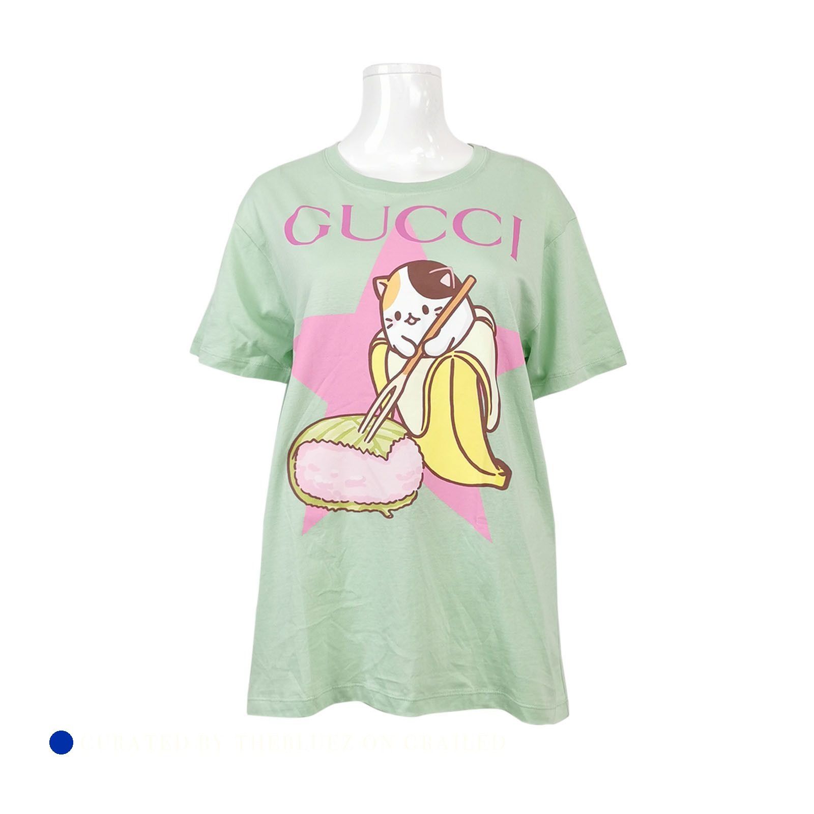 Gucci Graphic Logo Tee in Green Size US XS / EU 42 / 0 - 1 Thumbnail