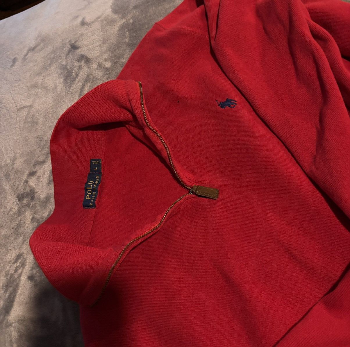 Polo Ralph Lauren Polo Ralph Lauren - Red 1/4 Zip Size US L / EU 52-54 / 3 - 2 Thumbnail