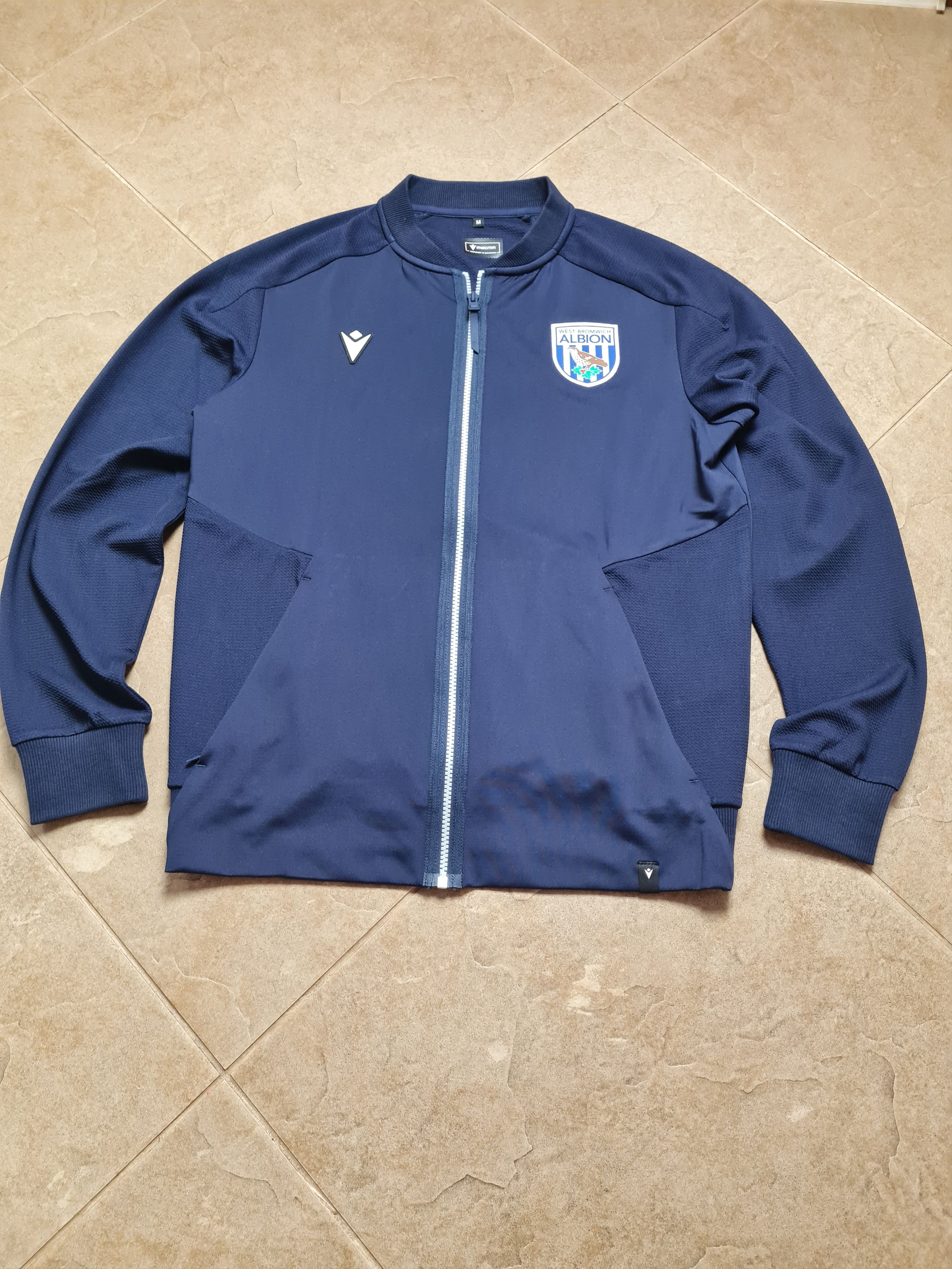 Macron Official West Brom WBA Macron Player Training Top Jacket Size US M / EU 48-50 / 2 - 2 Thumbnail