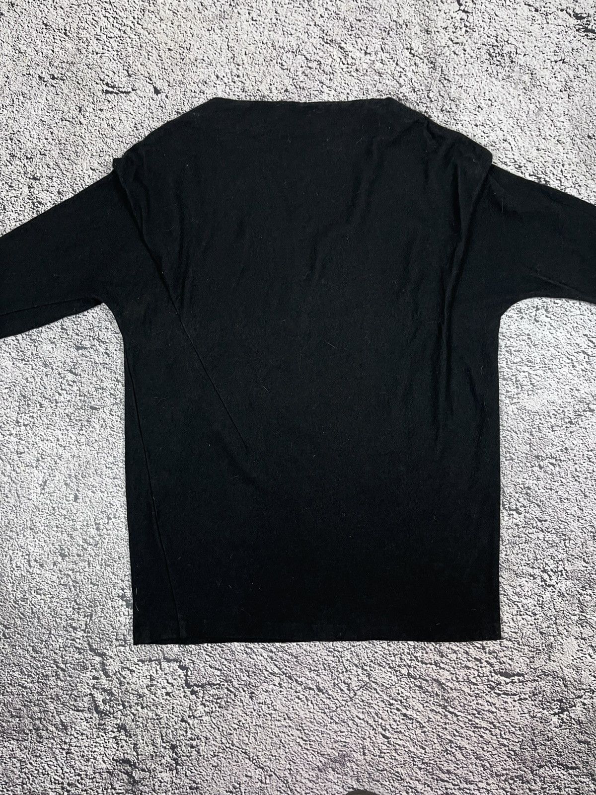 Japanese Brand Dusan Black Wool Oversized Tunic Top / Mini Dress Size L / US 10 / IT 46 - 10 Thumbnail