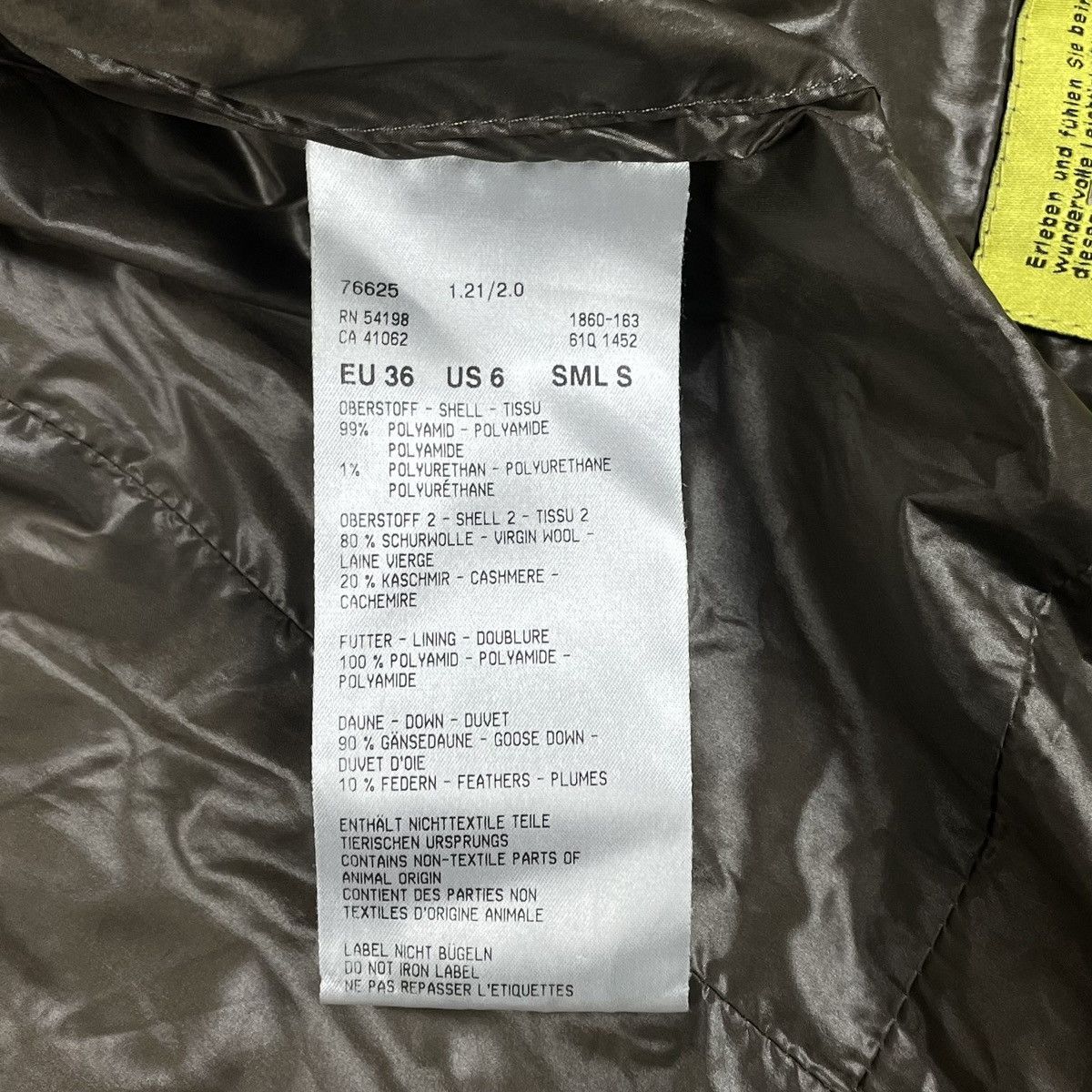 Bogner & Limonta Goose Down Puffer Long Jacket Parka Wool