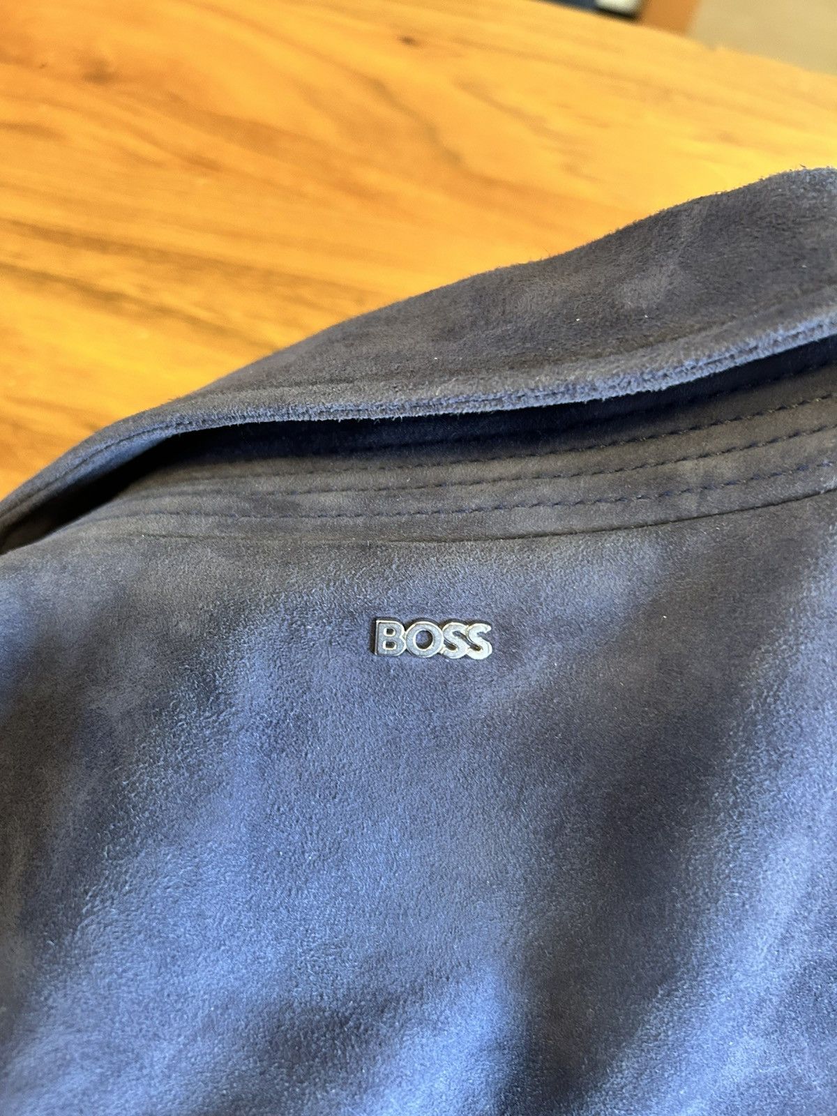 Hugo Boss Boss suede leather jacket, Large Size US L / EU 52-54 / 3 - 4 Thumbnail