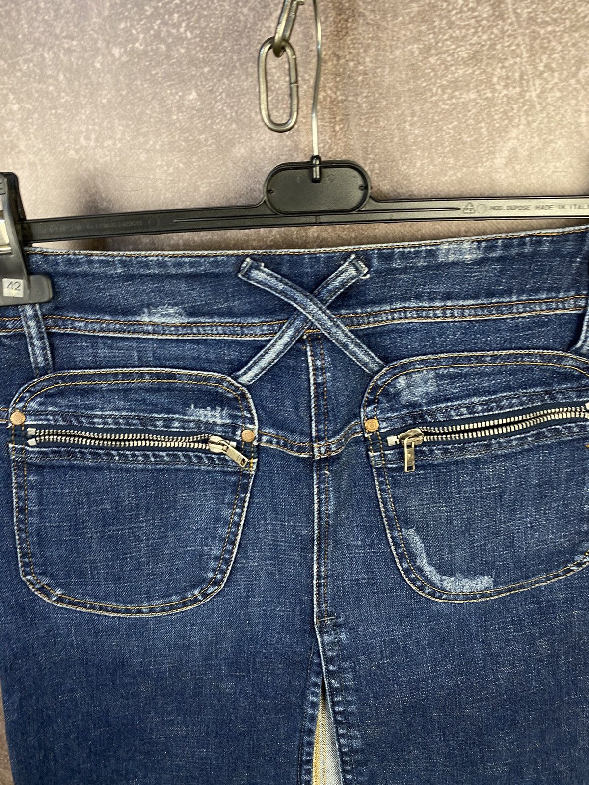 Diesel Vintage Diesel jeans Skirt Denim Opium Y2K Avant-Garde Size 26" / US 2 / IT 38 - 3 Thumbnail