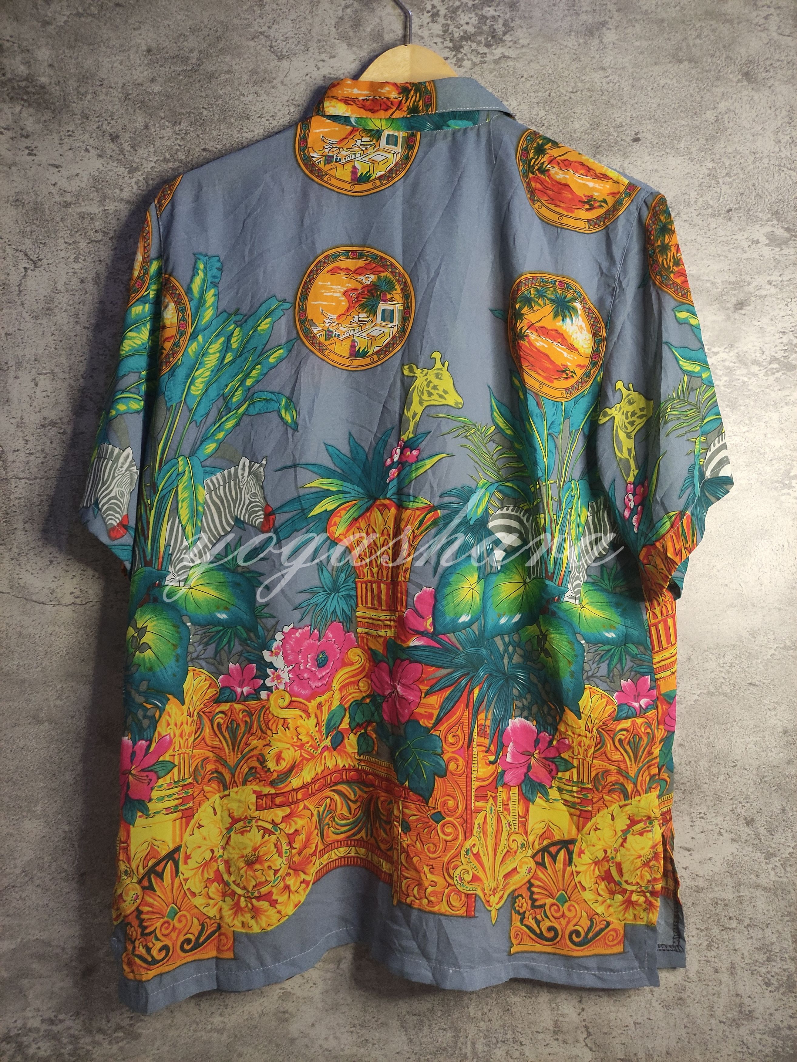Vintage Luxury - Balenciaga jungle Silk Shirt