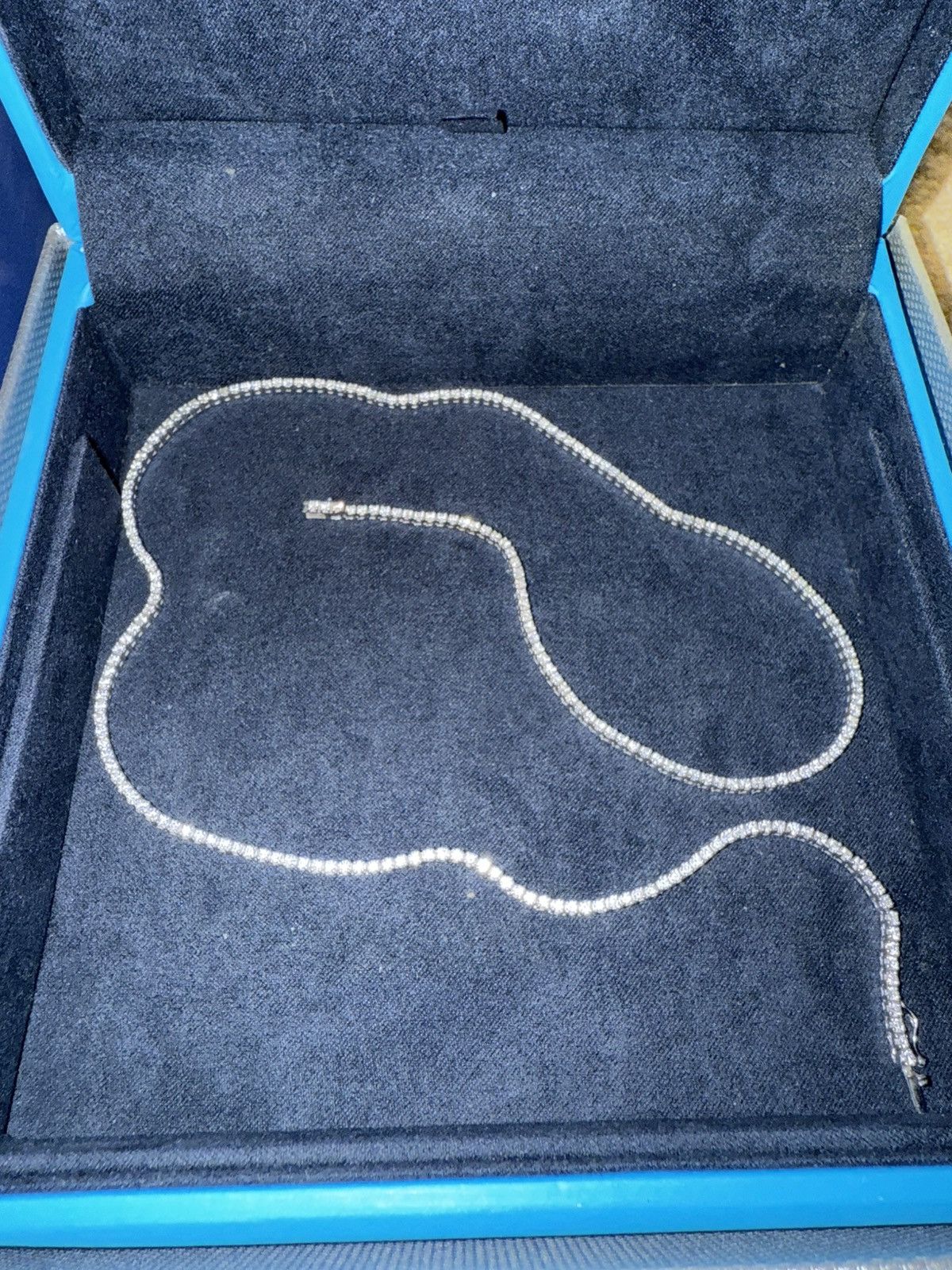 Other 2PT PRONG SET TENNIS NECKLACE 14K SOLID GOLD 5.50CTW Size ONE SIZE - 2 Thumbnail