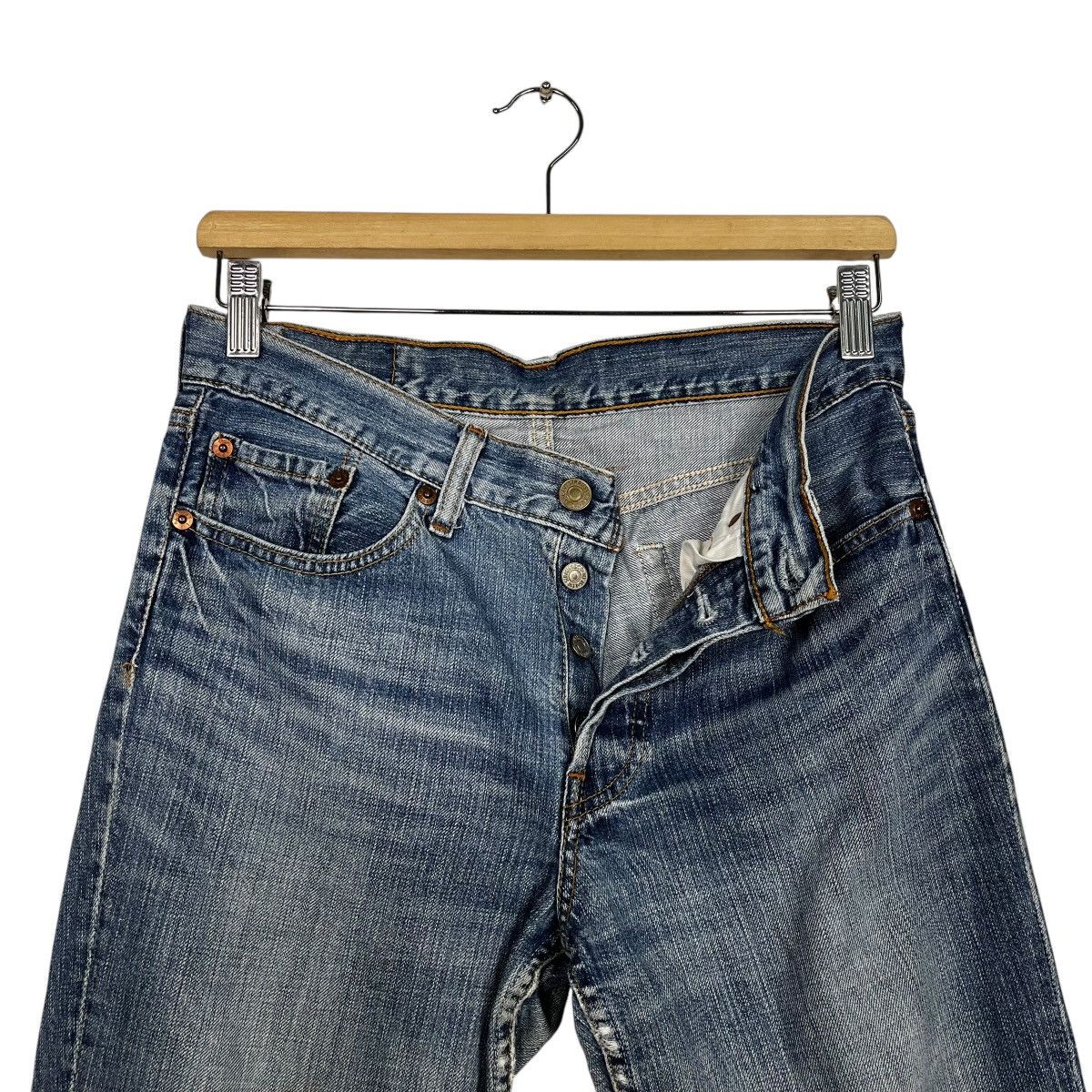 Levi's Vintage Y2k Levis 501 Denim Jeans Size 30" / US 8 / IT 44 - 14 Thumbnail