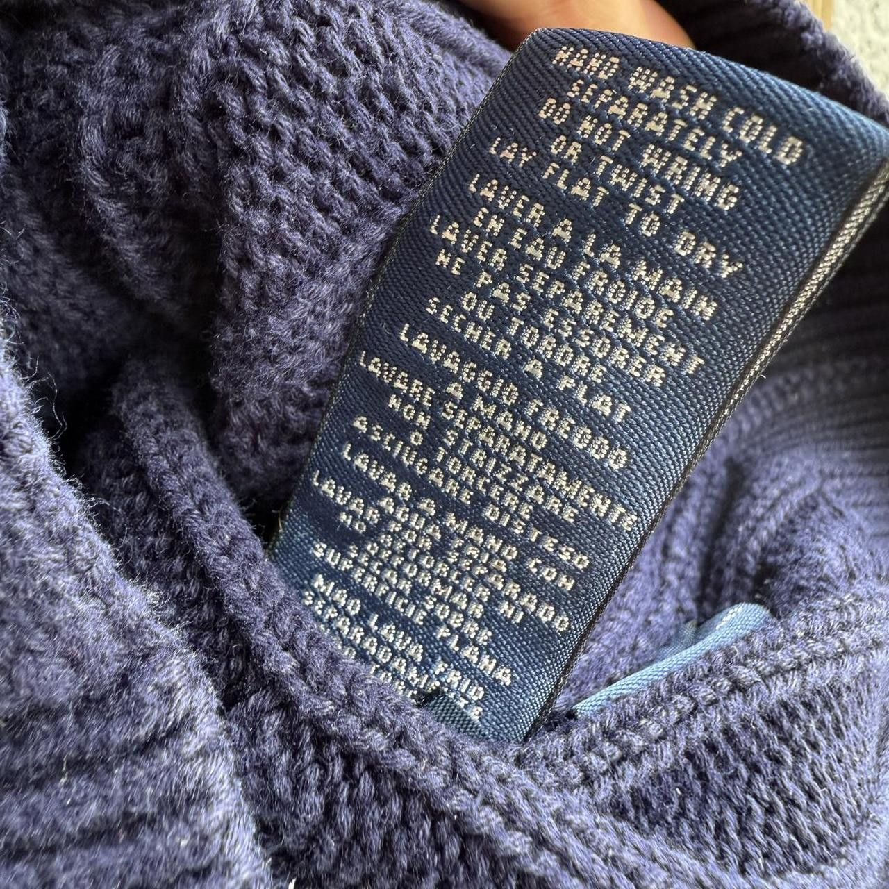 Polo Ralph Lauren Ralph Lauren Womans Cable Knit Navy Size M / US 6-8 / IT 42-44 - 5 Thumbnail