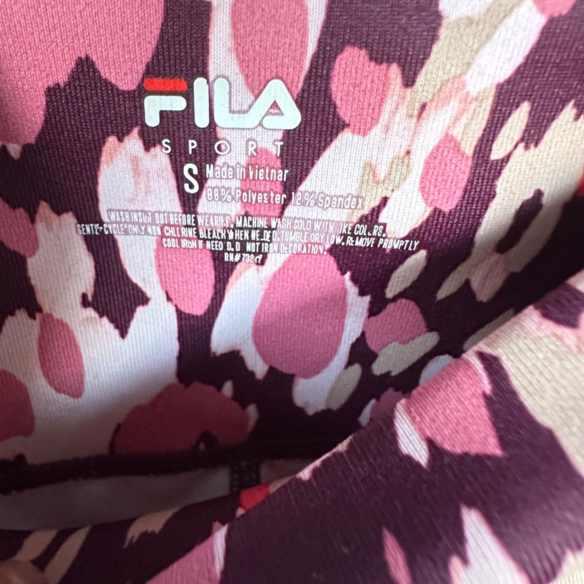 Fila ⭐FILA SPORT Womens Animal Print 7/8 Length High Rise Fashion Size 25" / US 0 / IT 36 - 7 Thumbnail