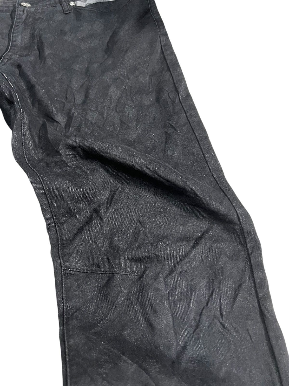 semanticdesign Semantic Design Black Punk Denim Pants Size US 33 - 4 Thumbnail