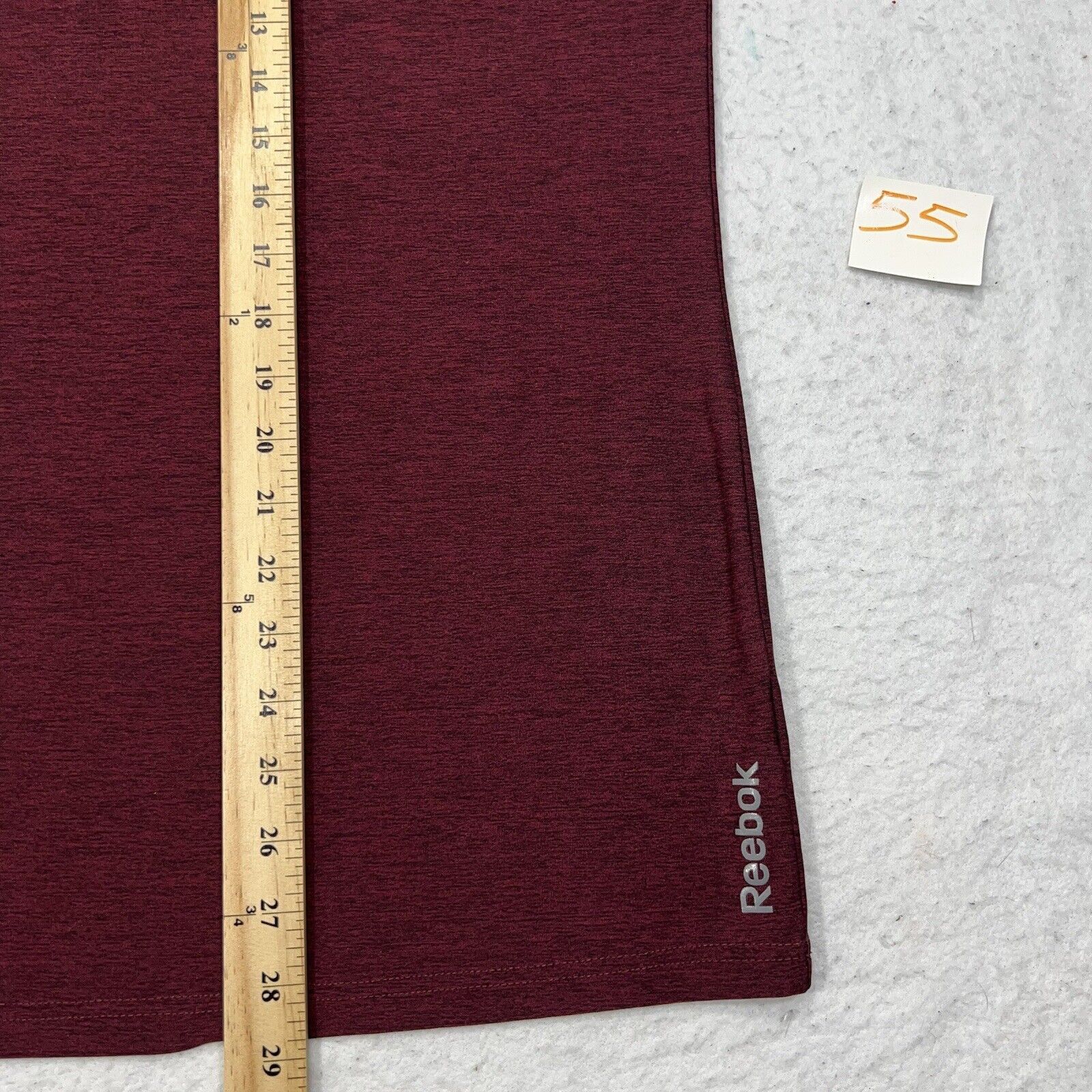 Reebok Reebok Lightweight Athletic T Shirt Maroon Athletic Crewneck Size US L / EU 52-54 / 3 - 8 Thumbnail