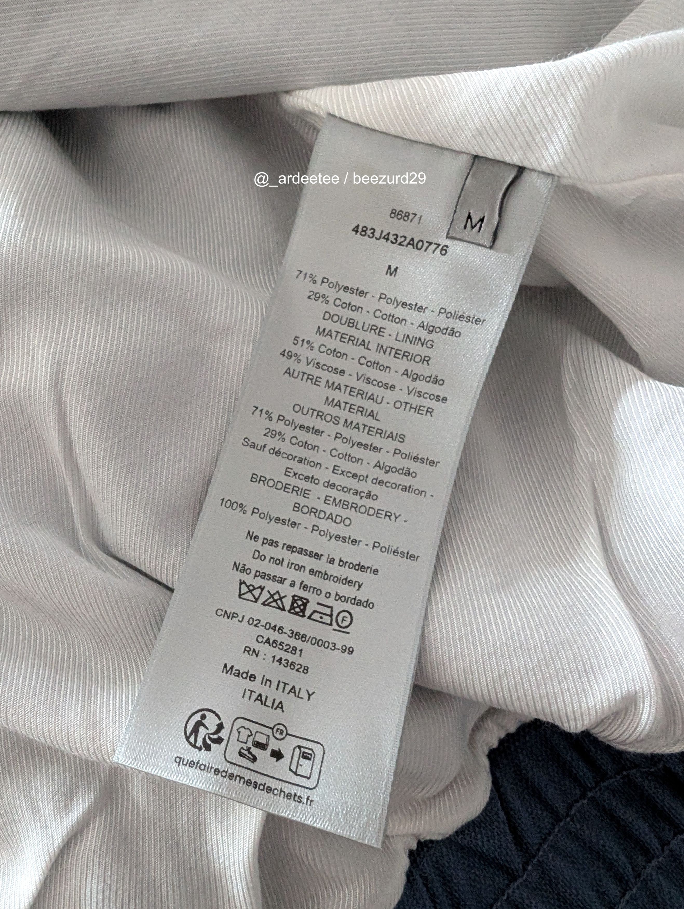 Dior $2600 DIOR x PARLEY CAPSULE TRACK JACKET Size US M / EU 48-50 / 2 - 11 Thumbnail