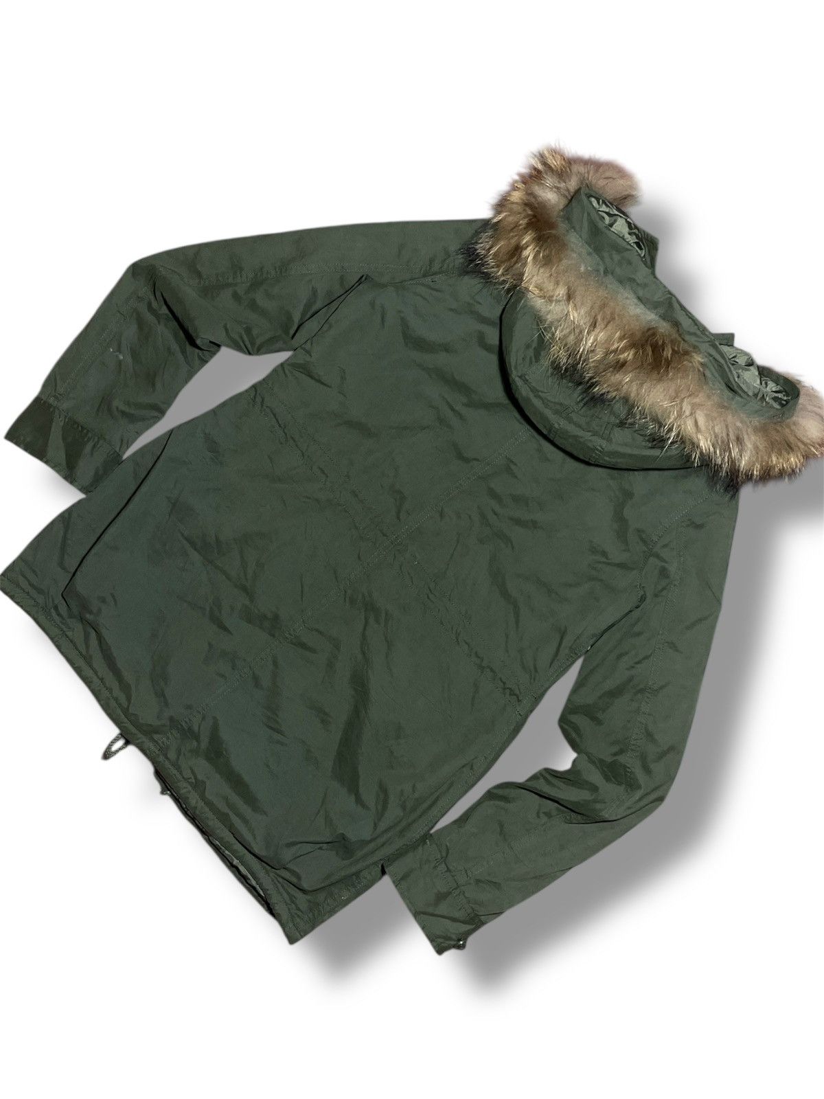 SLY SLY Fur Hooded Cargo Jacket Size US S / EU 44-46 / 1 - 4 Thumbnail