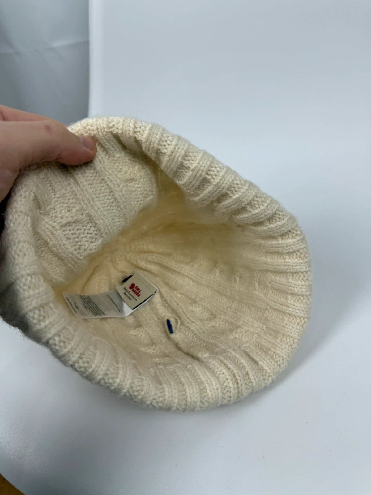 Fjallraven Fjallraven Cable Knit Wool-Nylon Beanie Hat One Size Size ONE SIZE - 7 Thumbnail