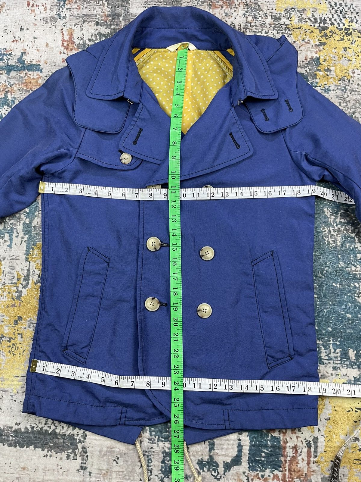 Frapbois Frapbois Nylon Double Breasted Fish Tail Coats Size US XS / EU 42 / 0 - 17 Thumbnail