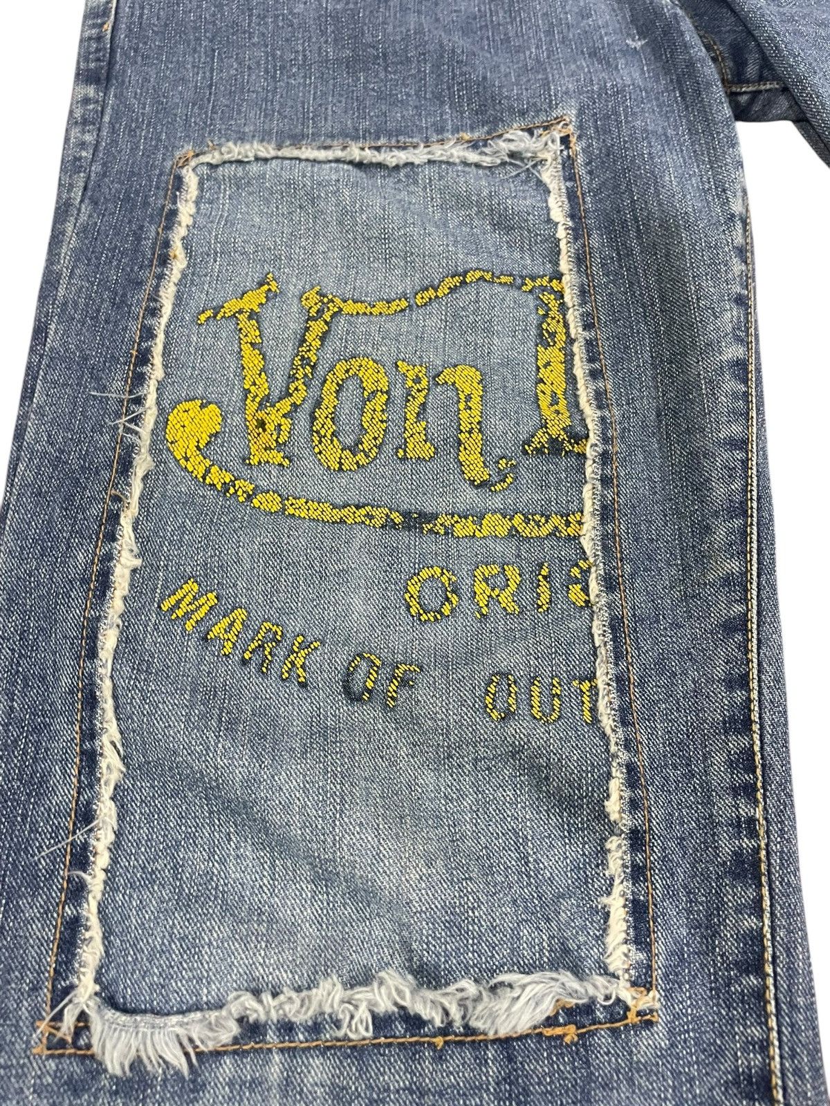 Vintage VON DUTCH VINTAGE 90s STREETWEAR DISTRESSED JEANS Size US 32 / EU 48 - 5 Thumbnail