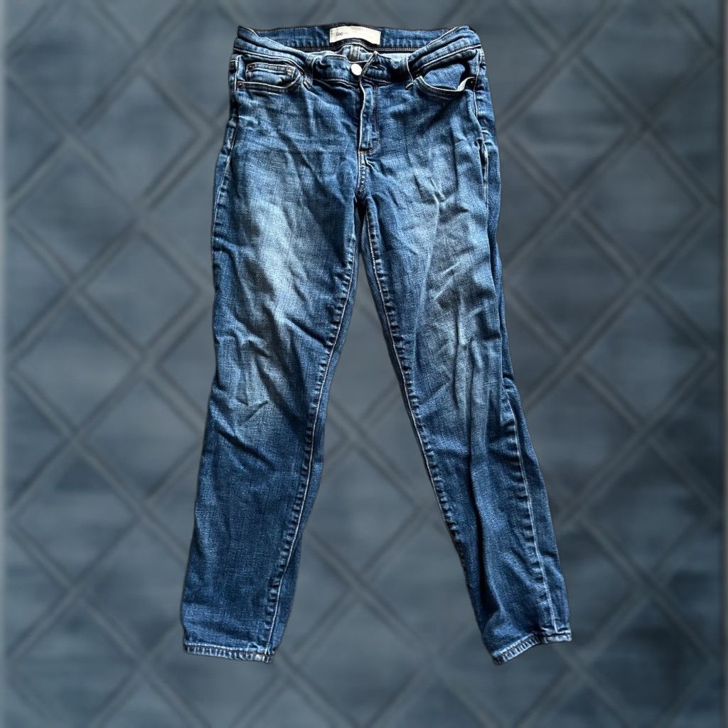 Gap Gap Jeans 27R Regular Women True Skinny Ankle Blue Wash Stretch Denim Jeans Women Slim Skinny Rise Mid -Signature? Size 27" / US 4 / IT 40 - 1 Thumbnail