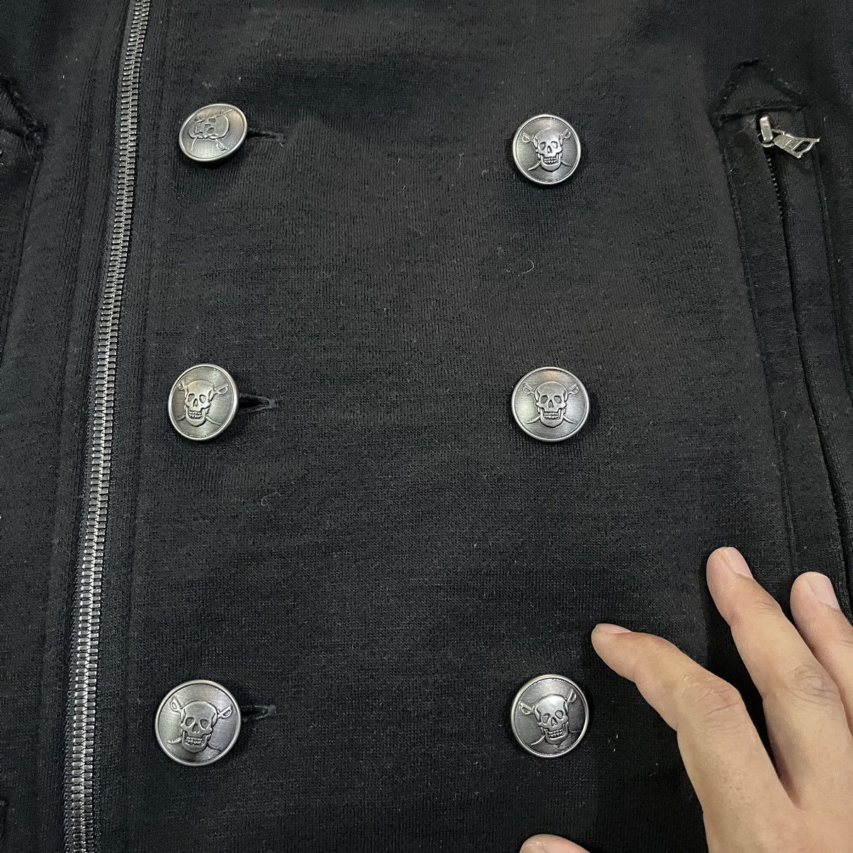 Hysteric Glamour Vintage Hysteric Glamour Skull Button Jacket Size US S / EU 44-46 / 1 - 5 Thumbnail
