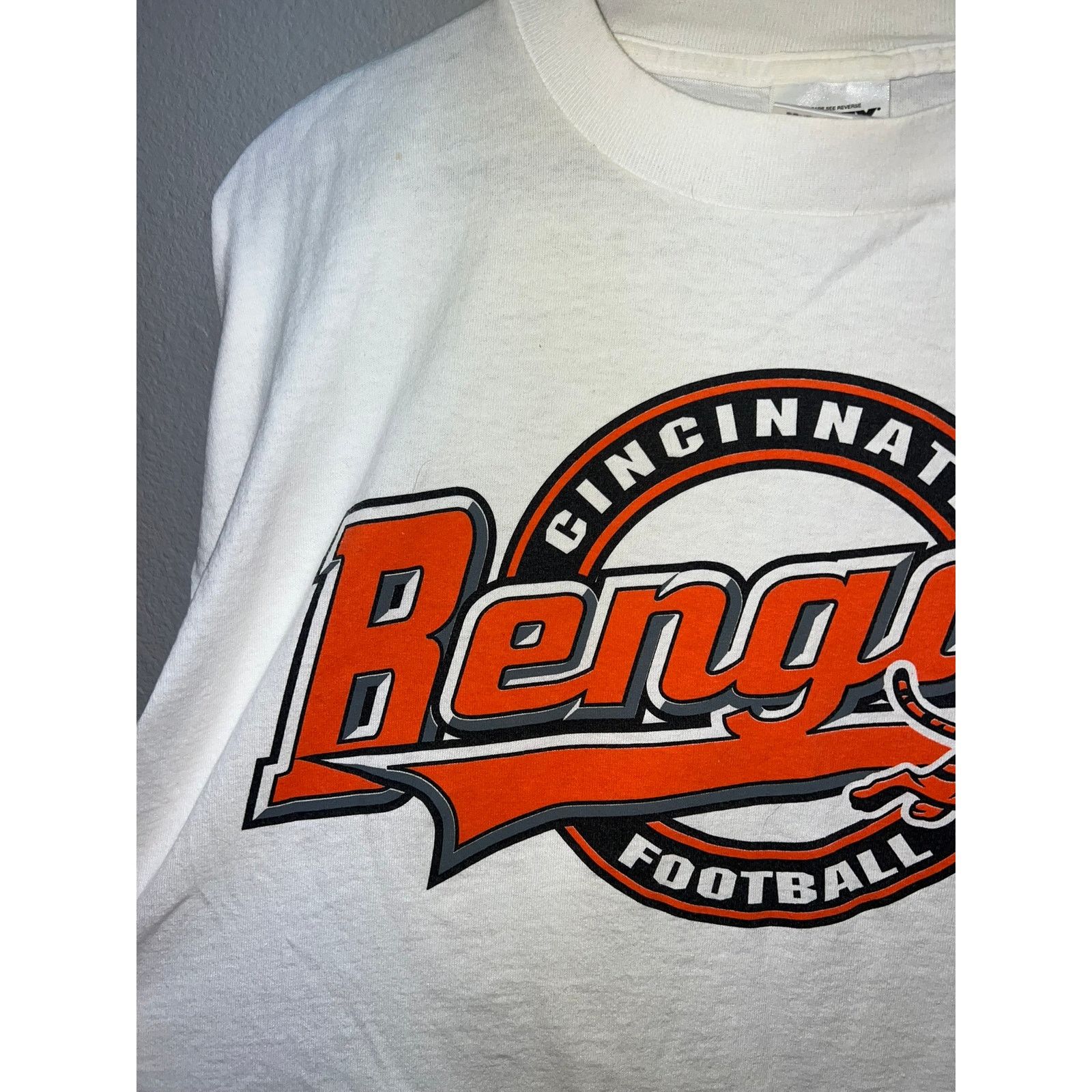 Tultex Vintage Cincinnati Bengals Shirt NFL Football 90s VTG 2XL Size US XXL / EU 58 / 5 - 3 Thumbnail