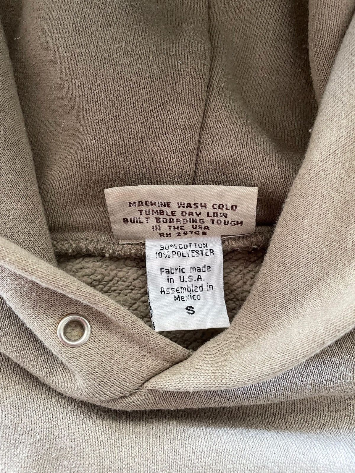 Vintage × Volcom vintage hoodie volcom beige Size US S / EU 44-46 / 1 - 3 Thumbnail