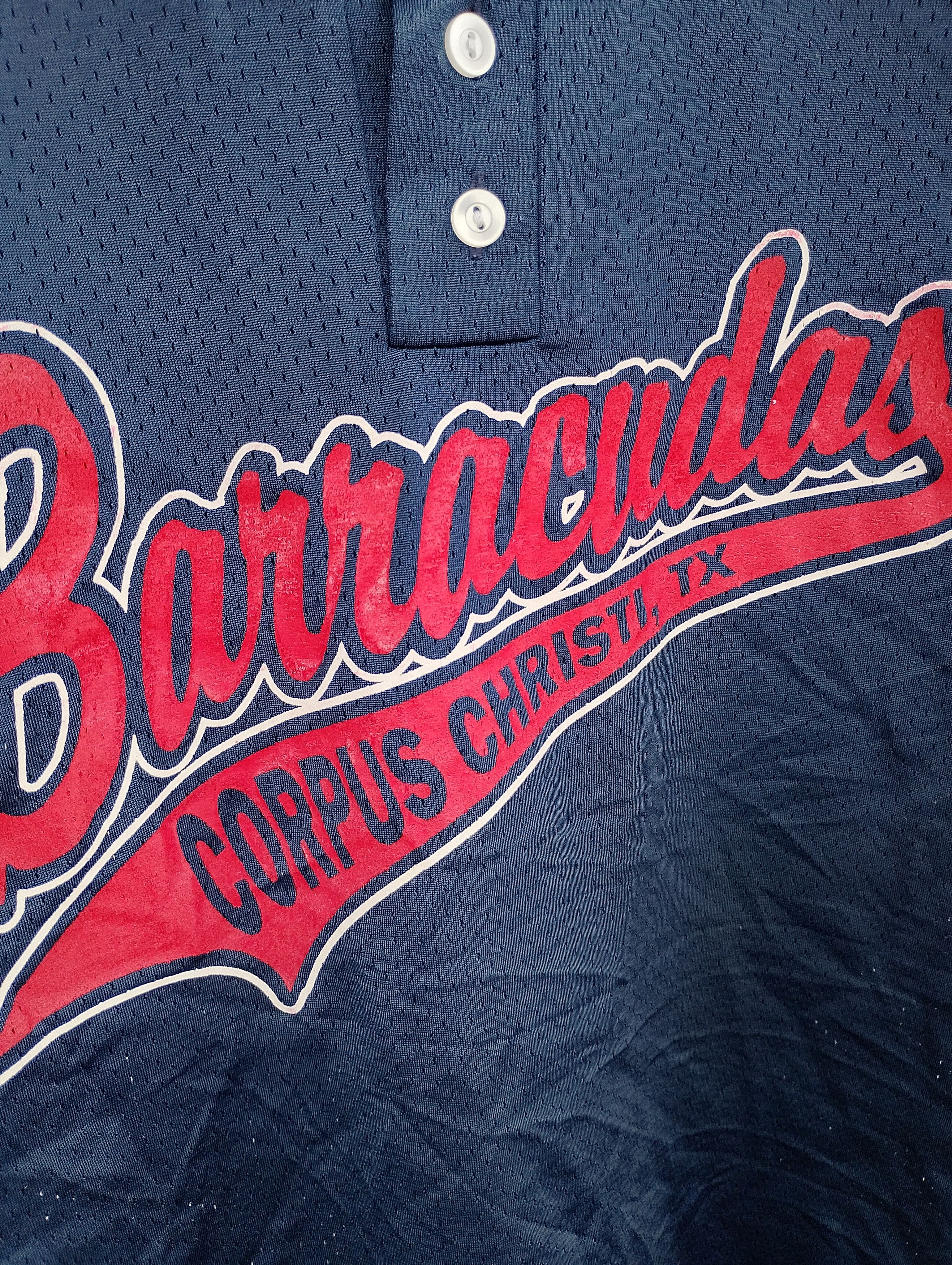 Vintage Corpus Christi Barracudas TX Vintage Gator jersey #3 sz S Size US S / EU 44-46 / 1 - 6 Thumbnail