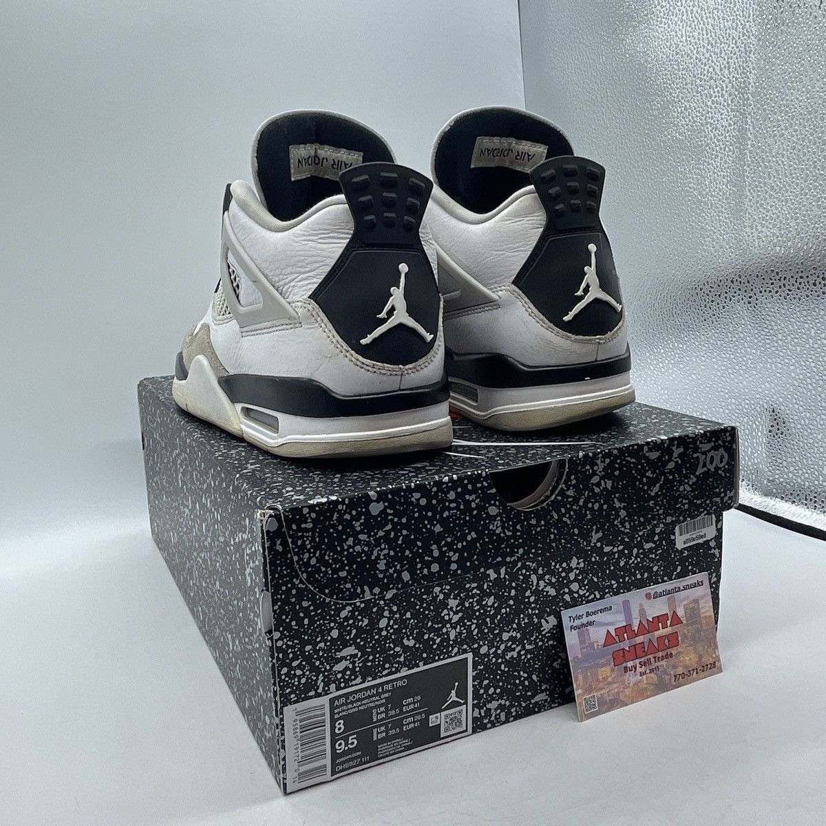 Jordan Brand Air Jordan 4 military black Size US 8 / EU 41 - 4 Thumbnail