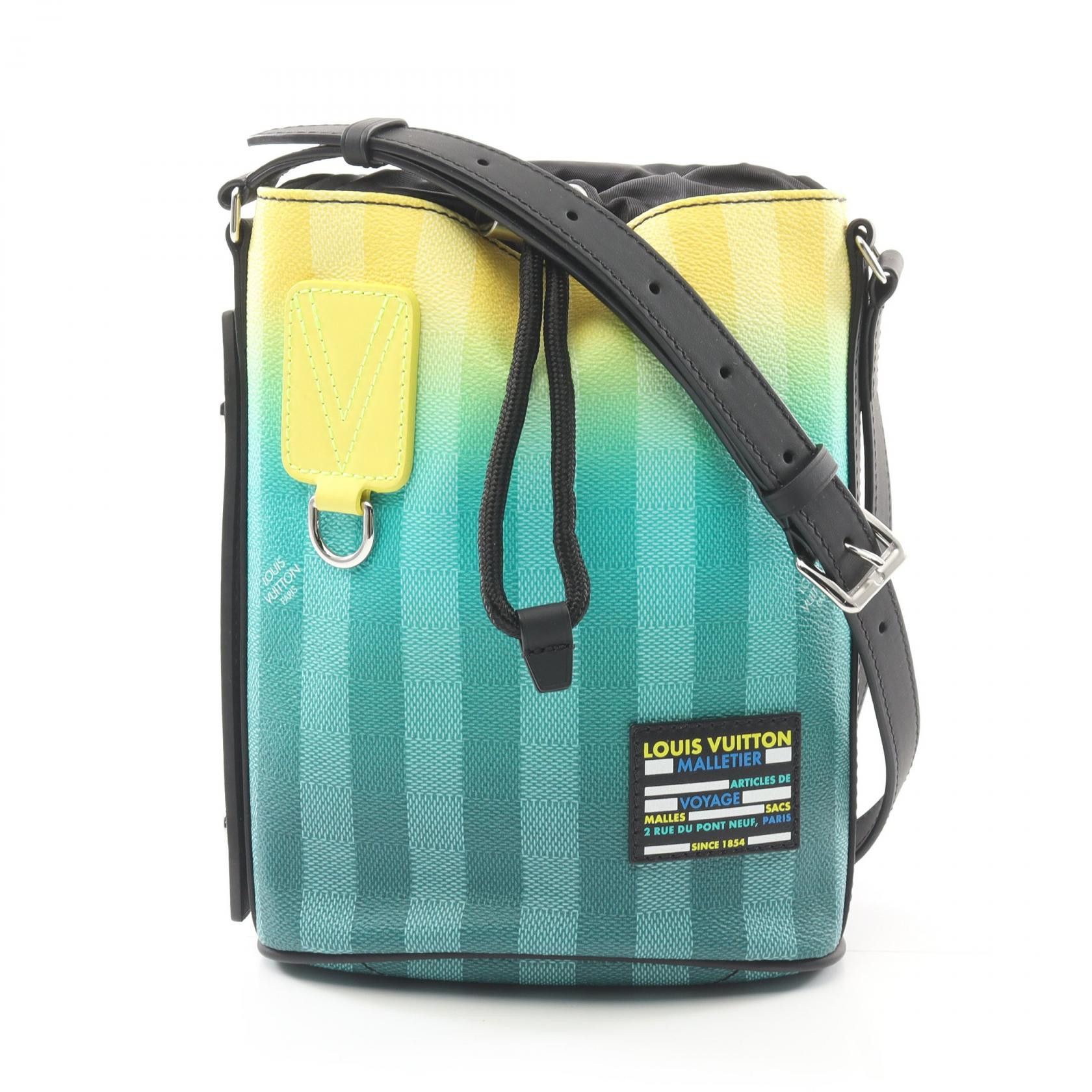 Louis Vuitton Louis Vuitton Louis Vuitton Sac Marin Damier Stripe Shoulder Bag Canvas Shoulder Bag M59920 Size ONE SIZE - 1 Thumbnail