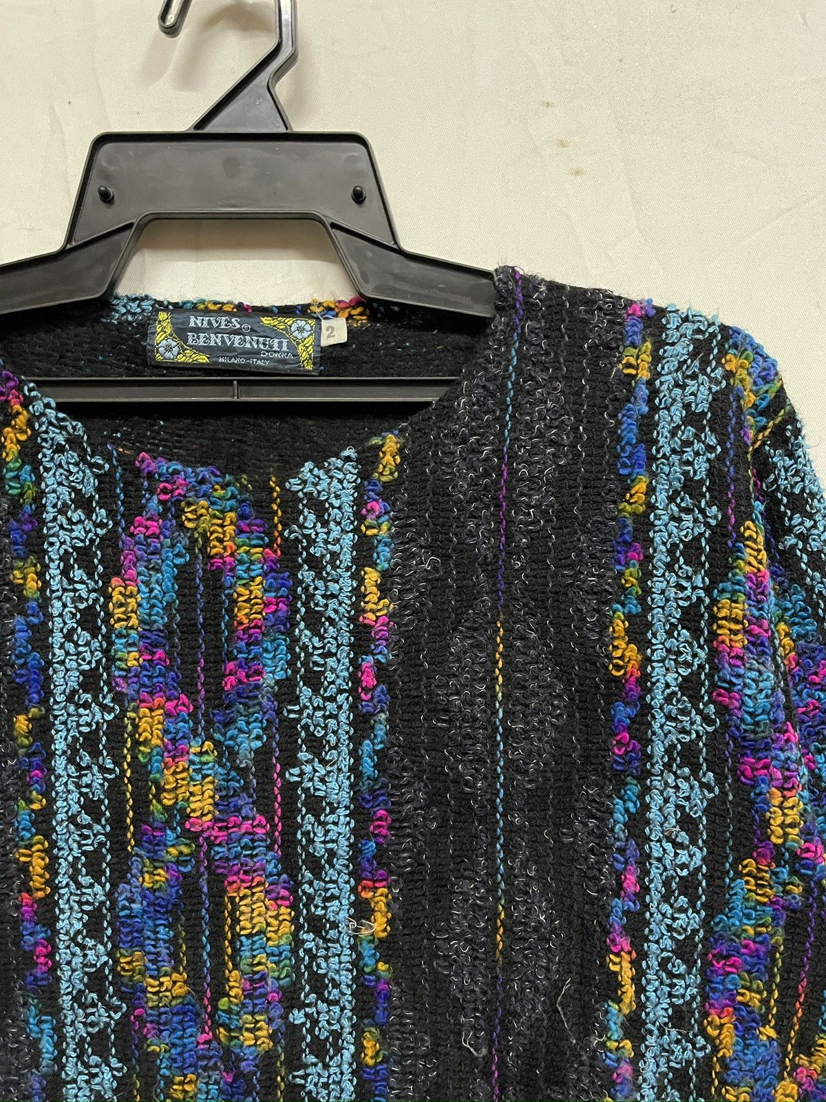 Vintage RARE‼️ Knitwear NIVES BENVENUTI Size XS / US 0-2 / IT 36-38 - 2 Thumbnail