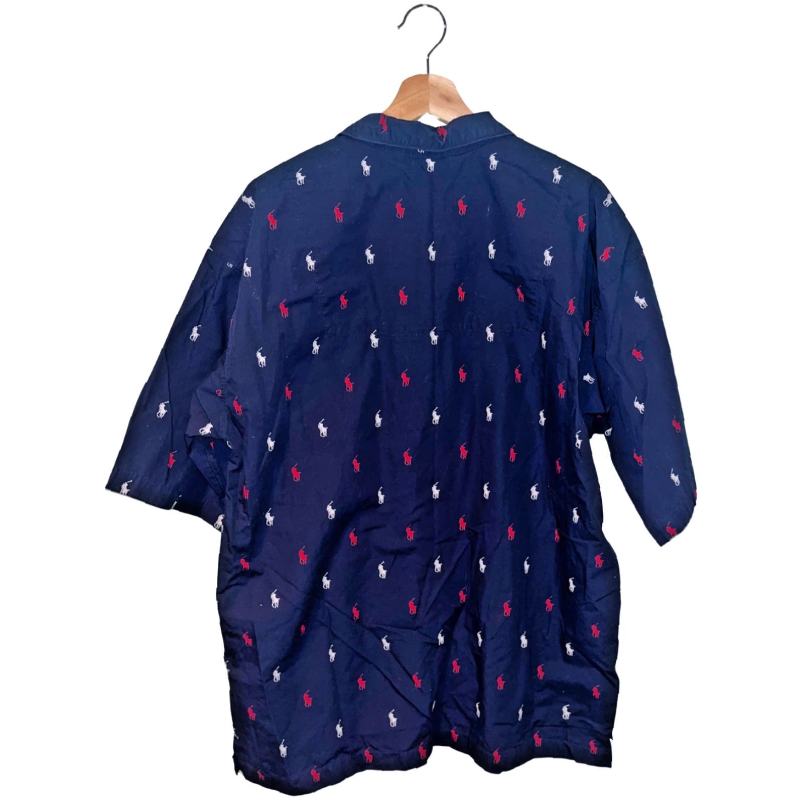 Polo Ralph Lauren Polo Ralph Lauren Pajama Top Shirt Allover Pony Short-Sleeve Multicolor Logo Collared Button Cotton Jersey Men Size L Instant Classic Size US S / EU 44-46 / 1 - 6 Thumbnail
