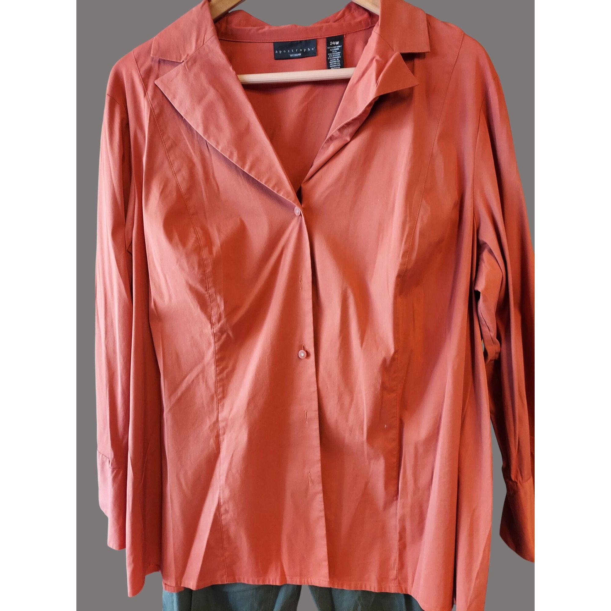 Other Womens Plus Size 3X Bundle of 3 Business Casual Blouses and Size 4XL / US 24-26 - 4 Thumbnail