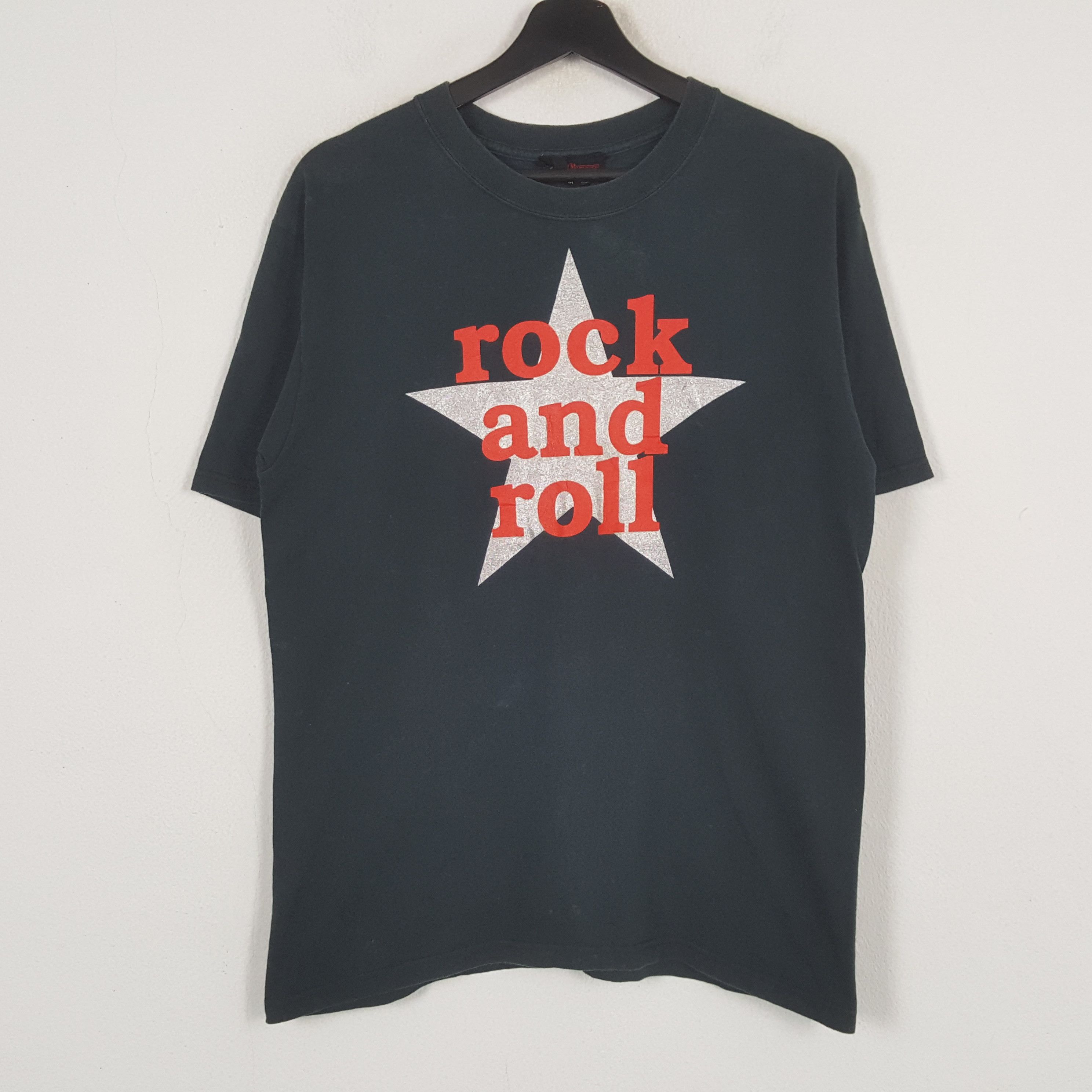 Band Tees × Vintage ROCK AND ROLL Music Promo Style Tshirt C285N20 Size US M / EU 48-50 / 2 - 1 Thumbnail