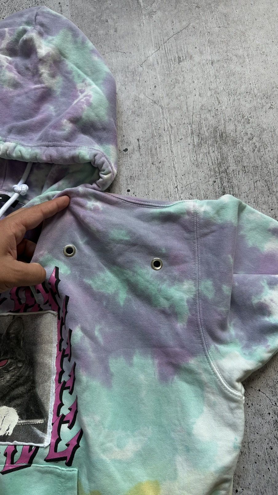 Diesel DIESEL HOOK TIE-DYE OVERSIZED HOODIE Size XS / US 0-2 / IT 36-38 - 12 Thumbnail