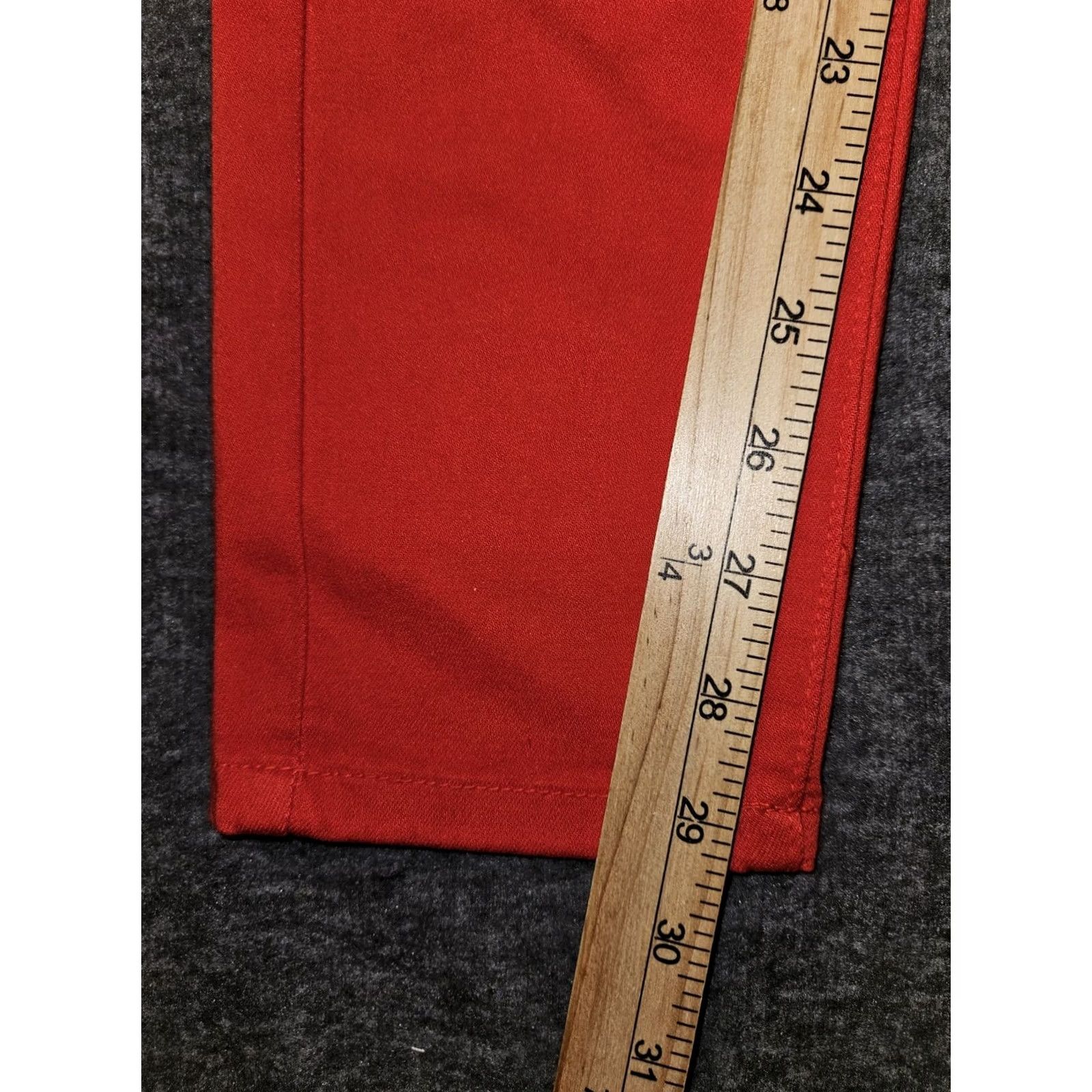 Vintage VINTAGE KanCan Premier Skinny Jeans City Red 28 Womens High Rise 29 Inseam 5-Pocket Logo Stretch Denim Size 28" / US 6 / IT 42 - 7 Thumbnail