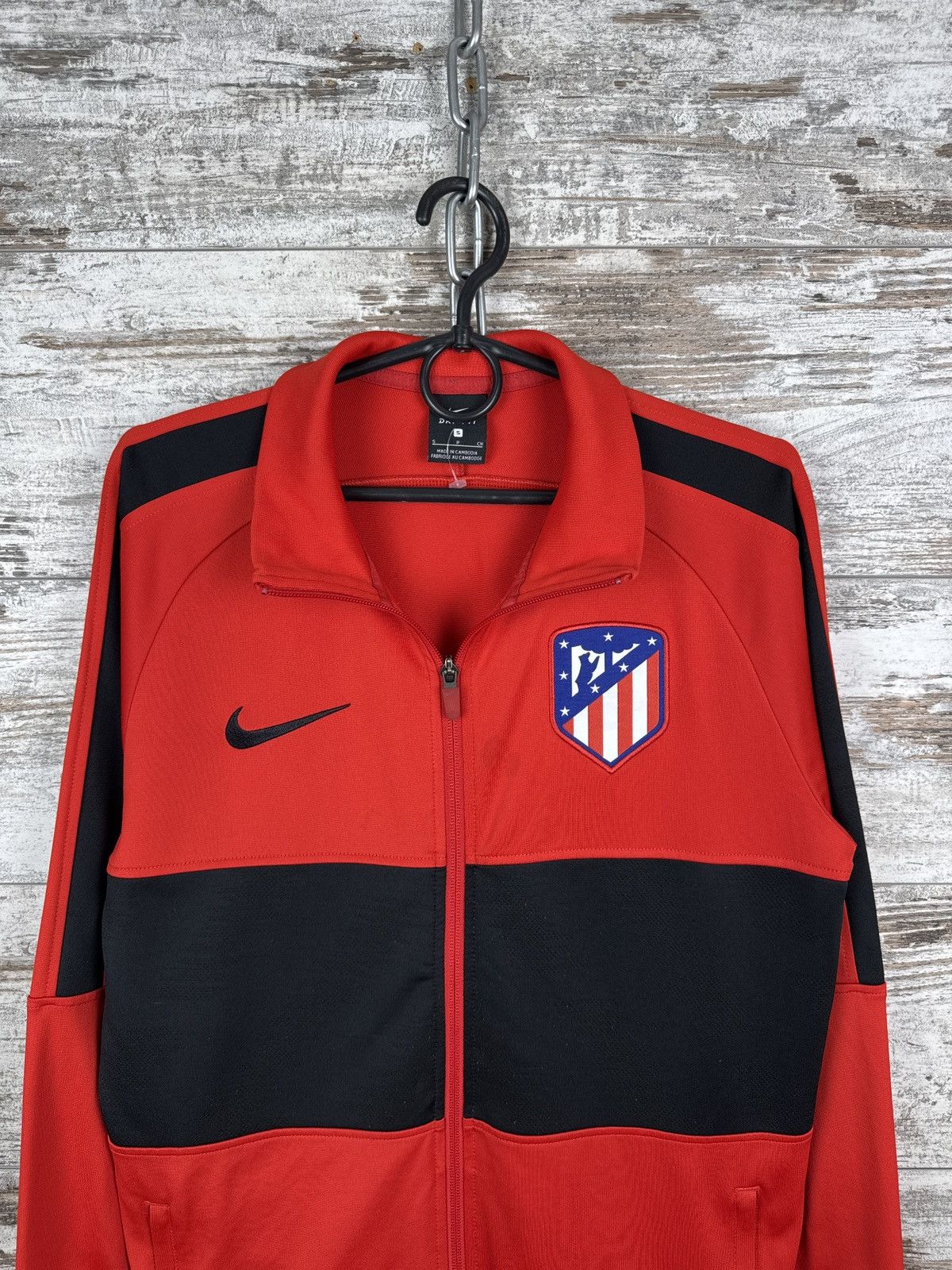 Nike Mens Vintage Nike Atletico Madrid FC track jacket Olympic Size US S / EU 44-46 / 1 - 2 Thumbnail
