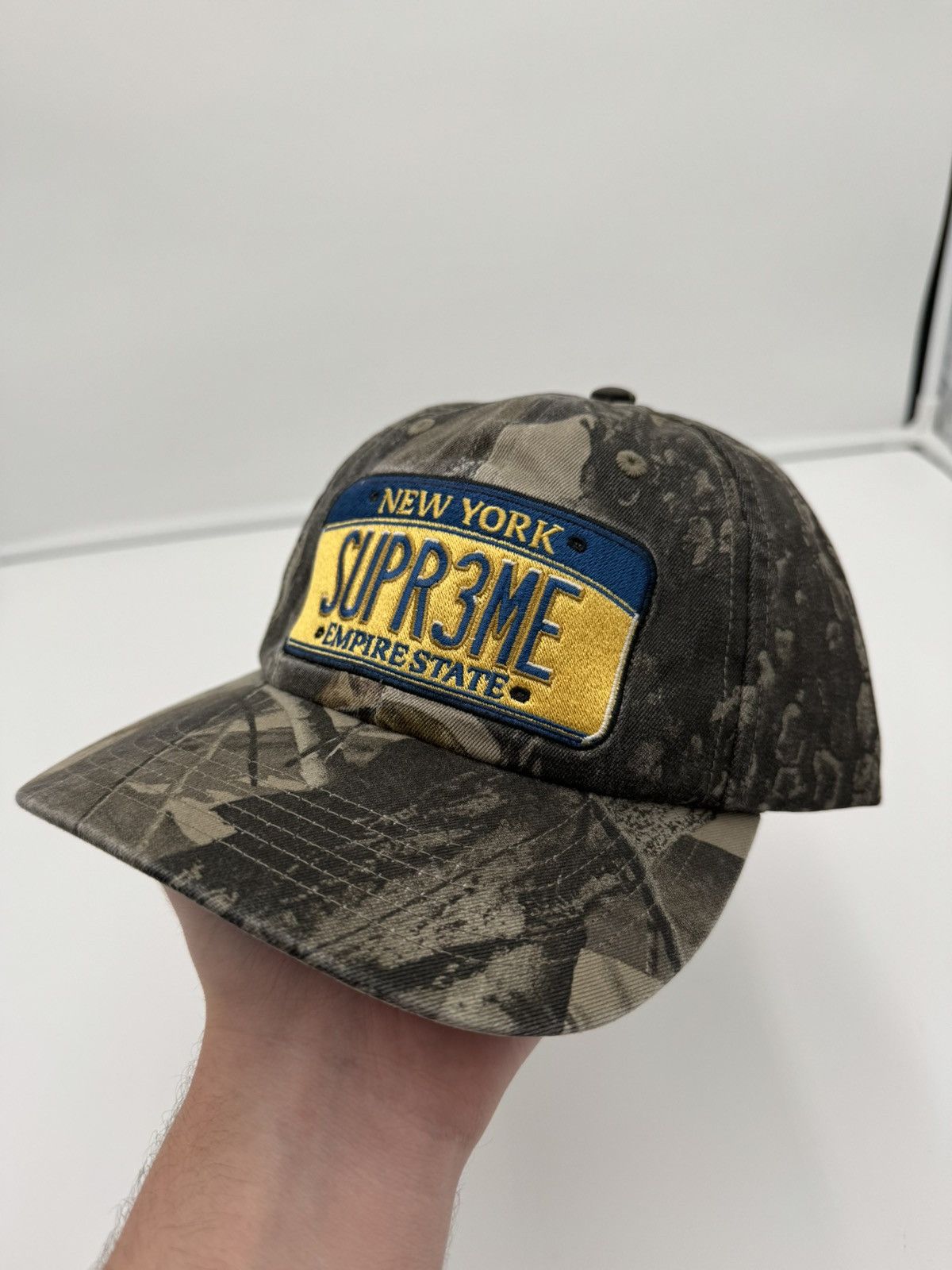 Supreme License Plate 6 Panel Hat | Grailed