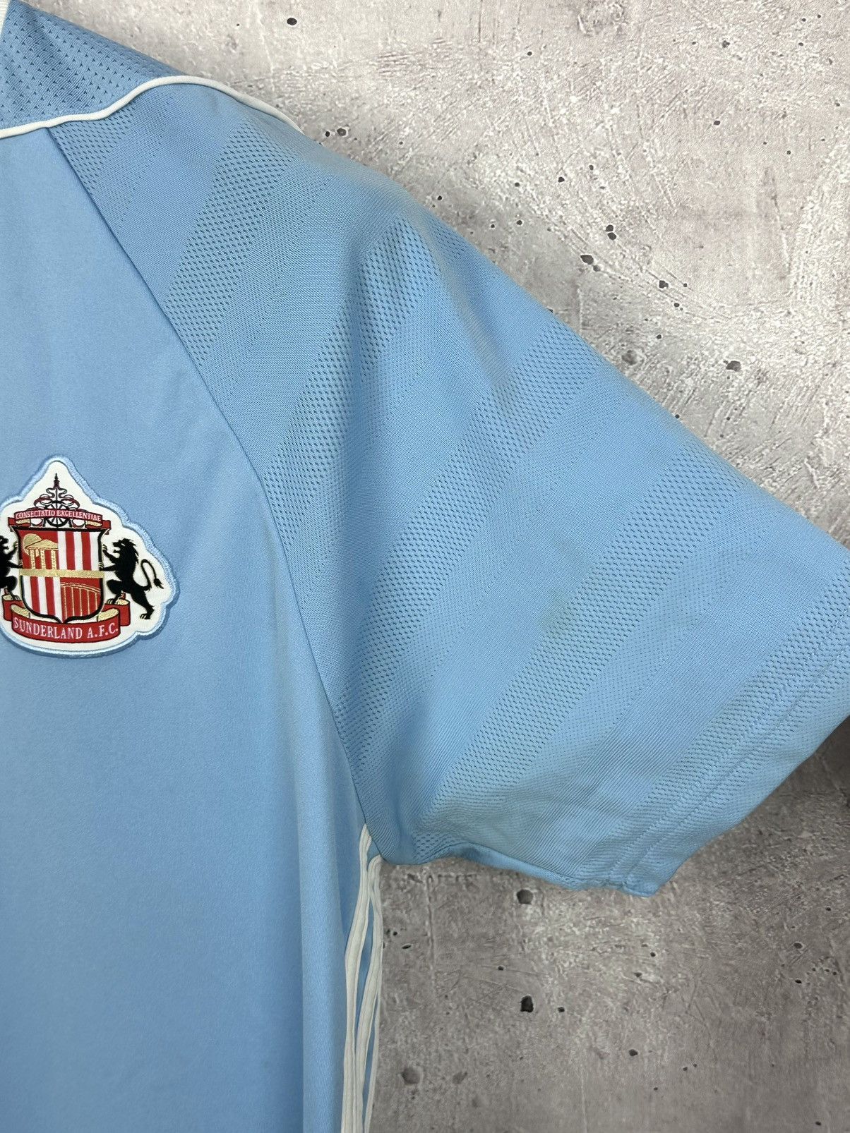 Adidas × Vintage Adidas Climacool FC Sunderland Stripped Blue Soccer Jersey Size US L / EU 52-54 / 3 - 6 Thumbnail