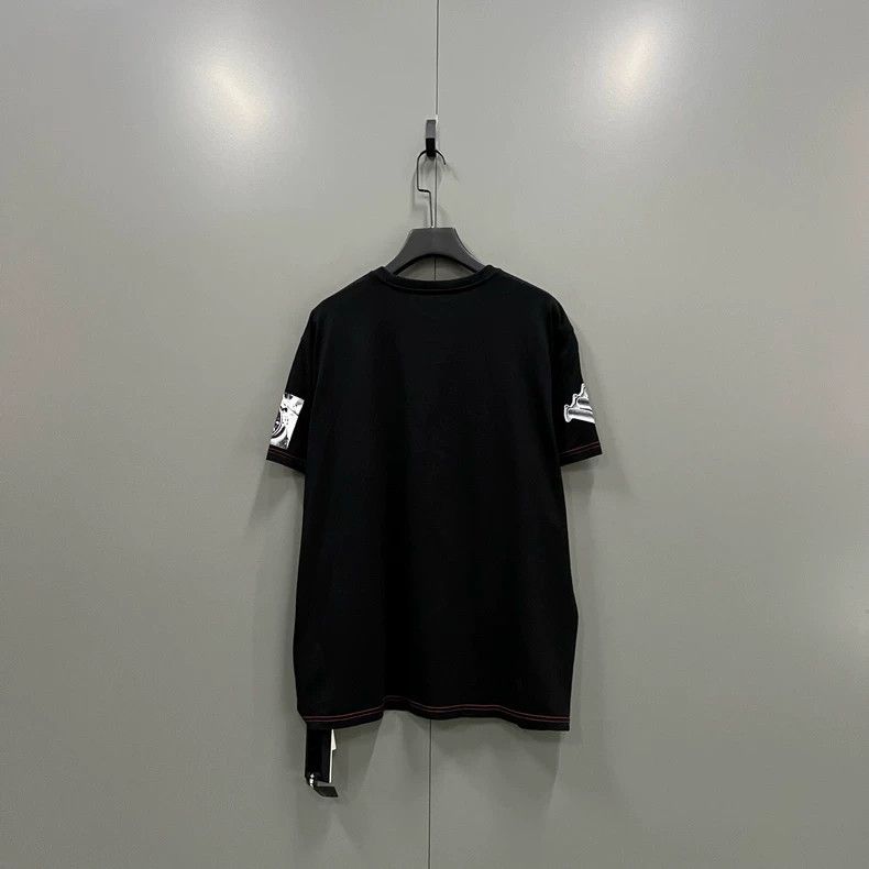 Givenchy Givenchy Black Letter Pattern Printed Short Sleeve Size US XL / EU 56 / 4 - 2 Thumbnail