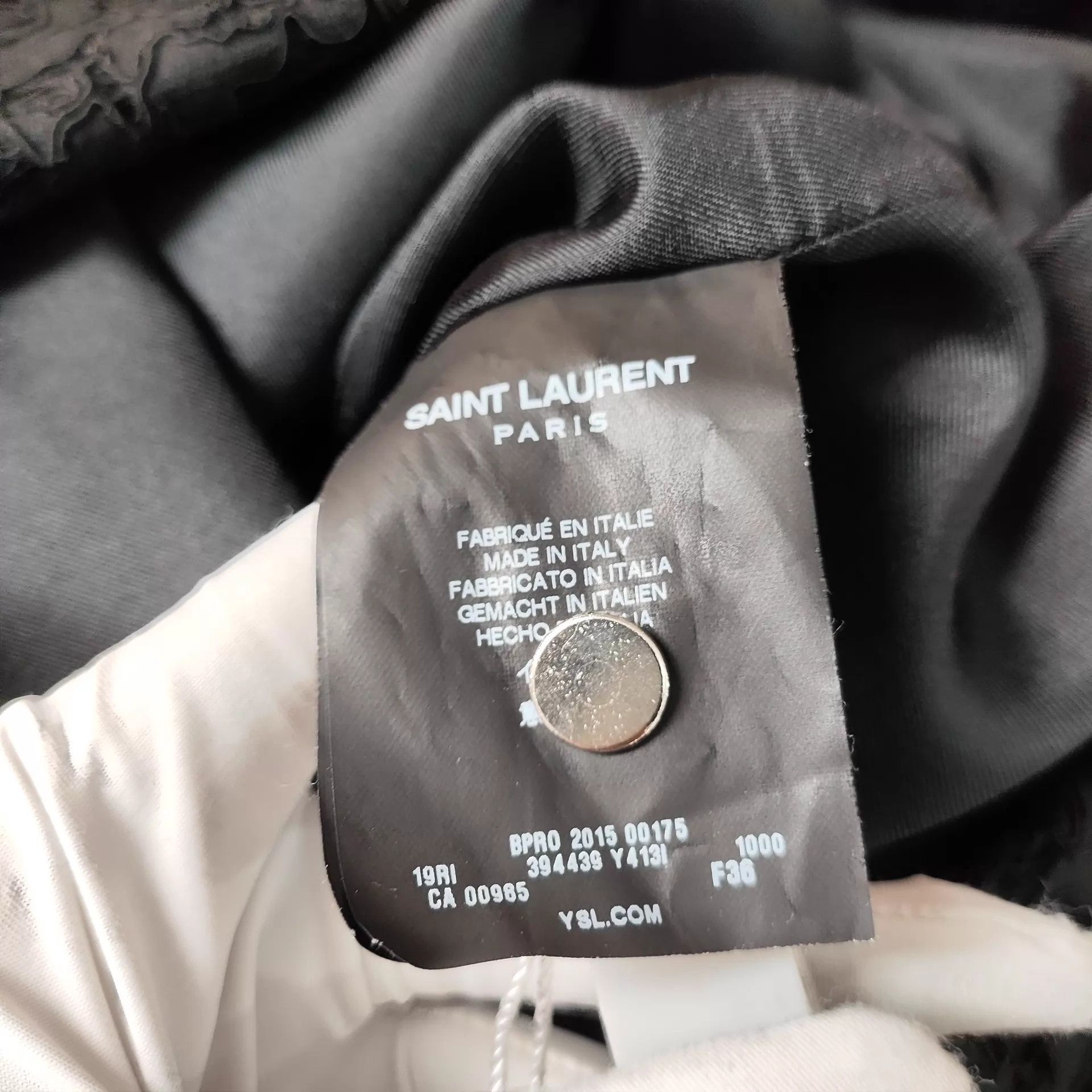 Yves Saint Laurent YSL Women's Black Dress 36 Size XS / US 0-2 / IT 36-38 - 3 Thumbnail