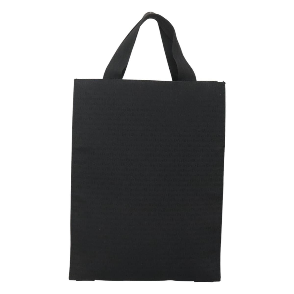 Dior DIOR Tote Bag Canvas Black Size ONE SIZE - 3 Thumbnail